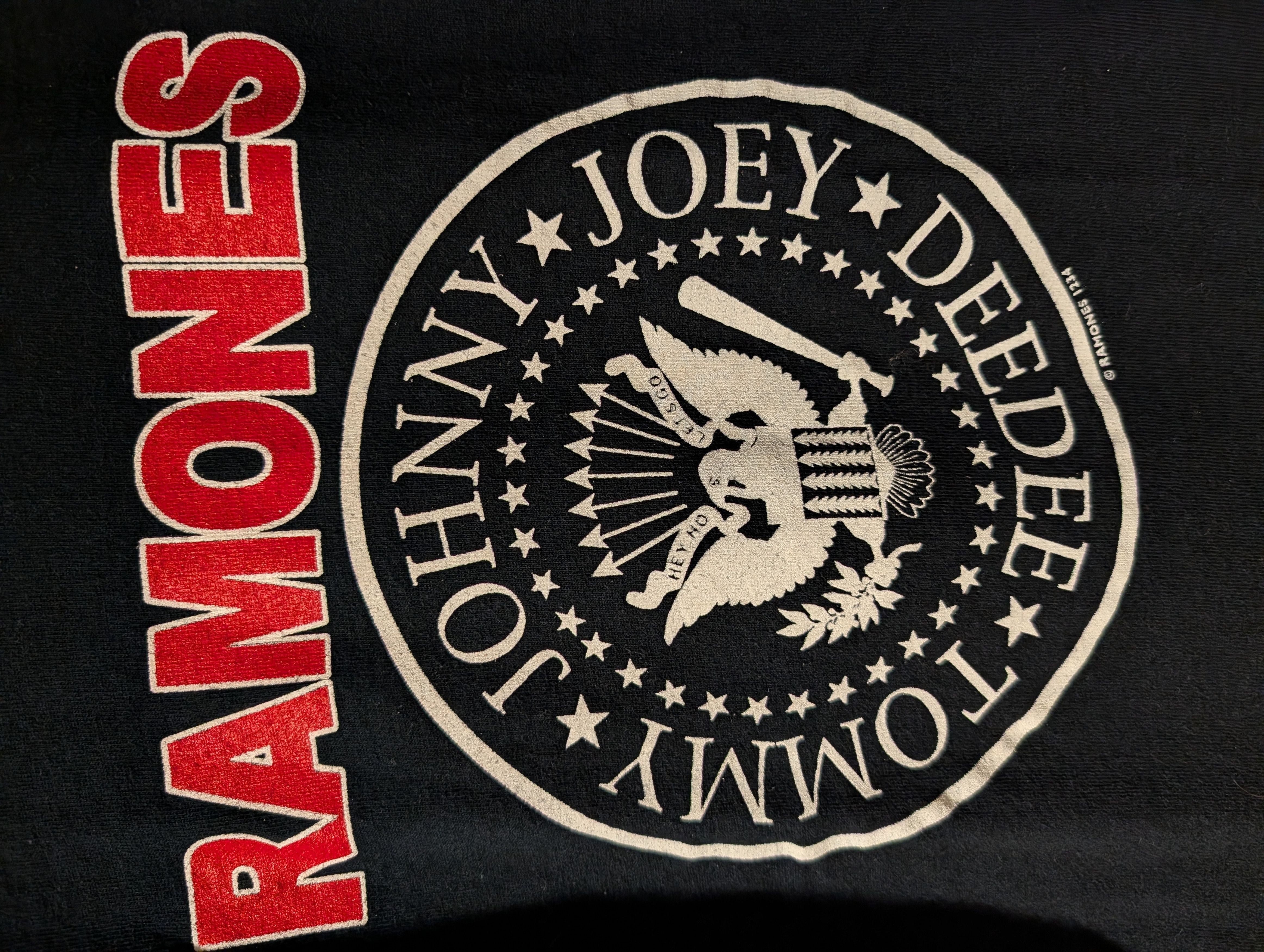 Band Tees Vintage Y2K Ramones Johnny Joey Tommy KIDS Small T-Shirt Size US S / EU 44-46 / 1 - 2 Thumbnail