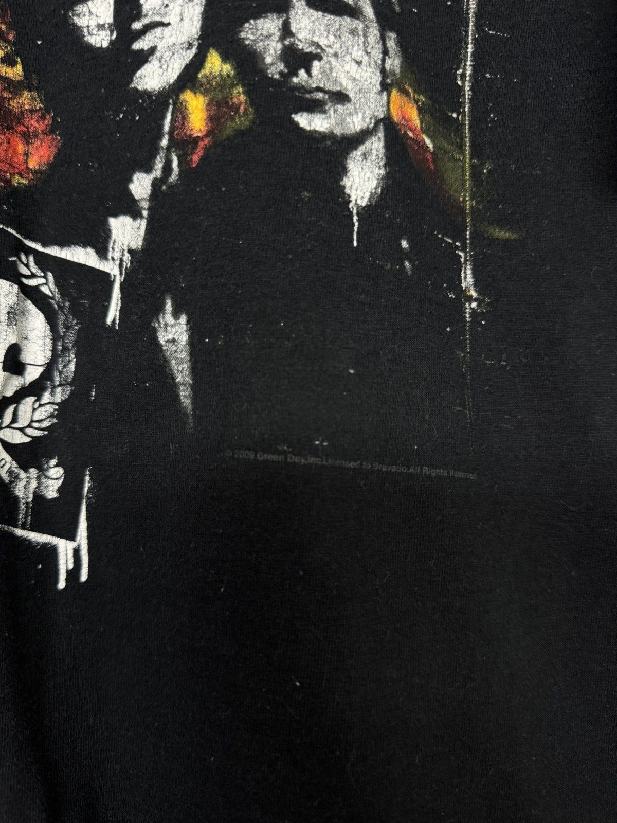 Fruit Of The Loom Vintage 2009 Green Day London Rock T shirt Size US M / EU 48-50 / 2 - 6 Thumbnail
