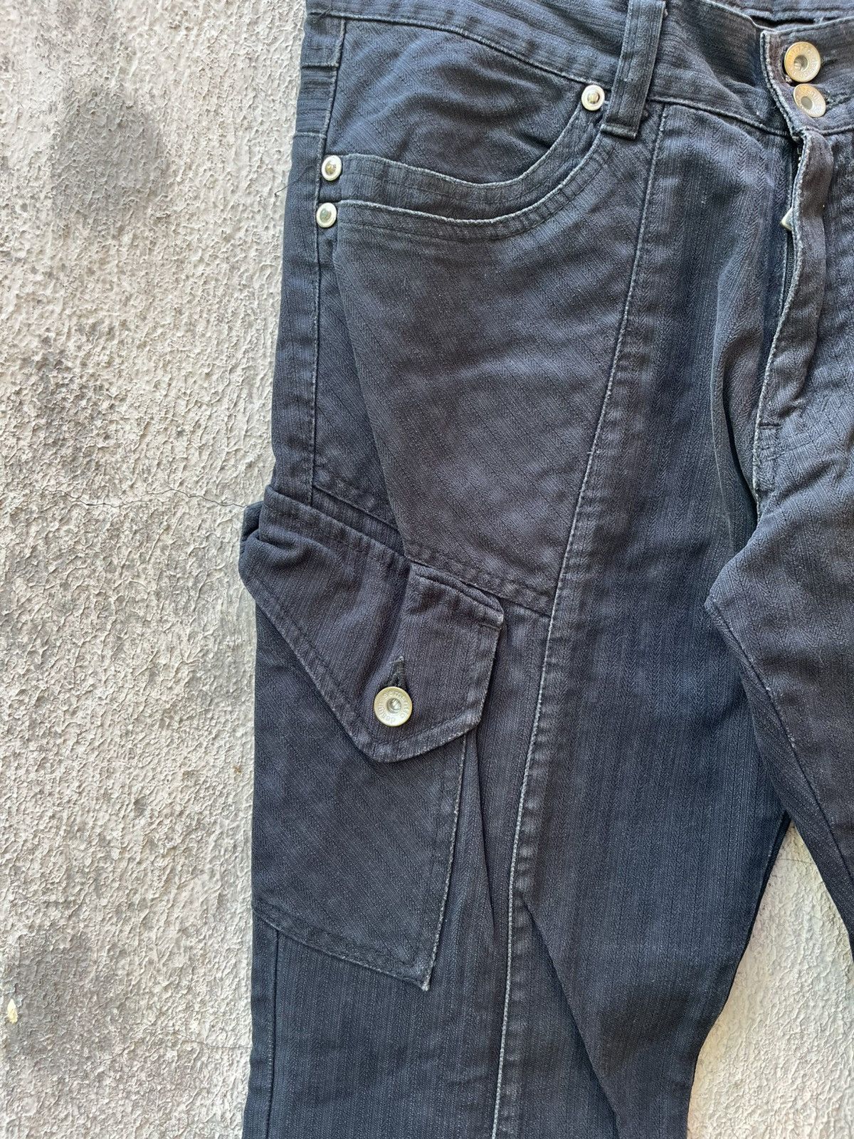 Japanese Brand Semanticdesign black washed Flare Pant ifsixwasnine Size US 32 / EU 48 - 4 Thumbnail