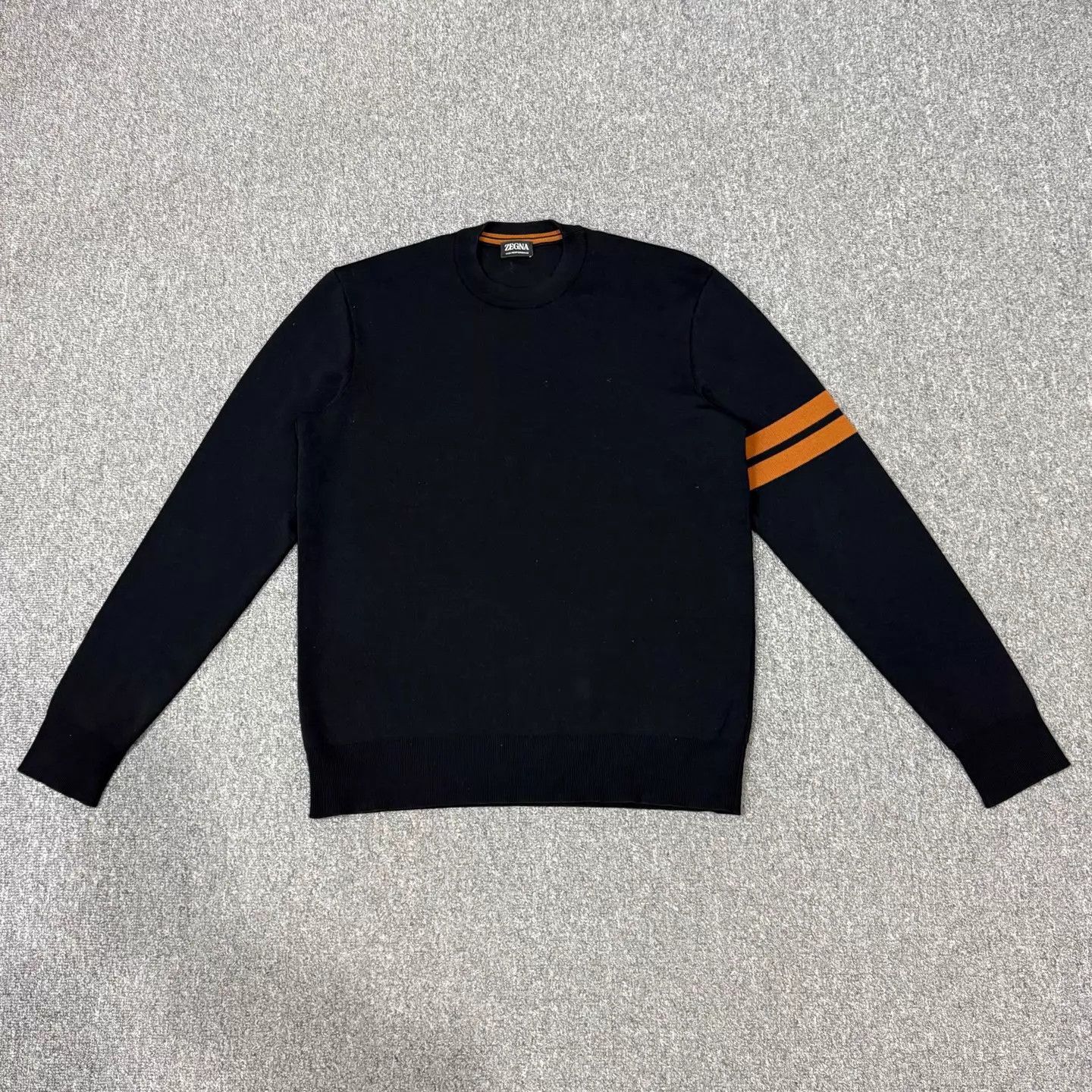 Ermenegildo Zegna ZEGNA striped color block knit sweater unused 50 Size US M / EU 48-50 / 2 - 1 Thumbnail