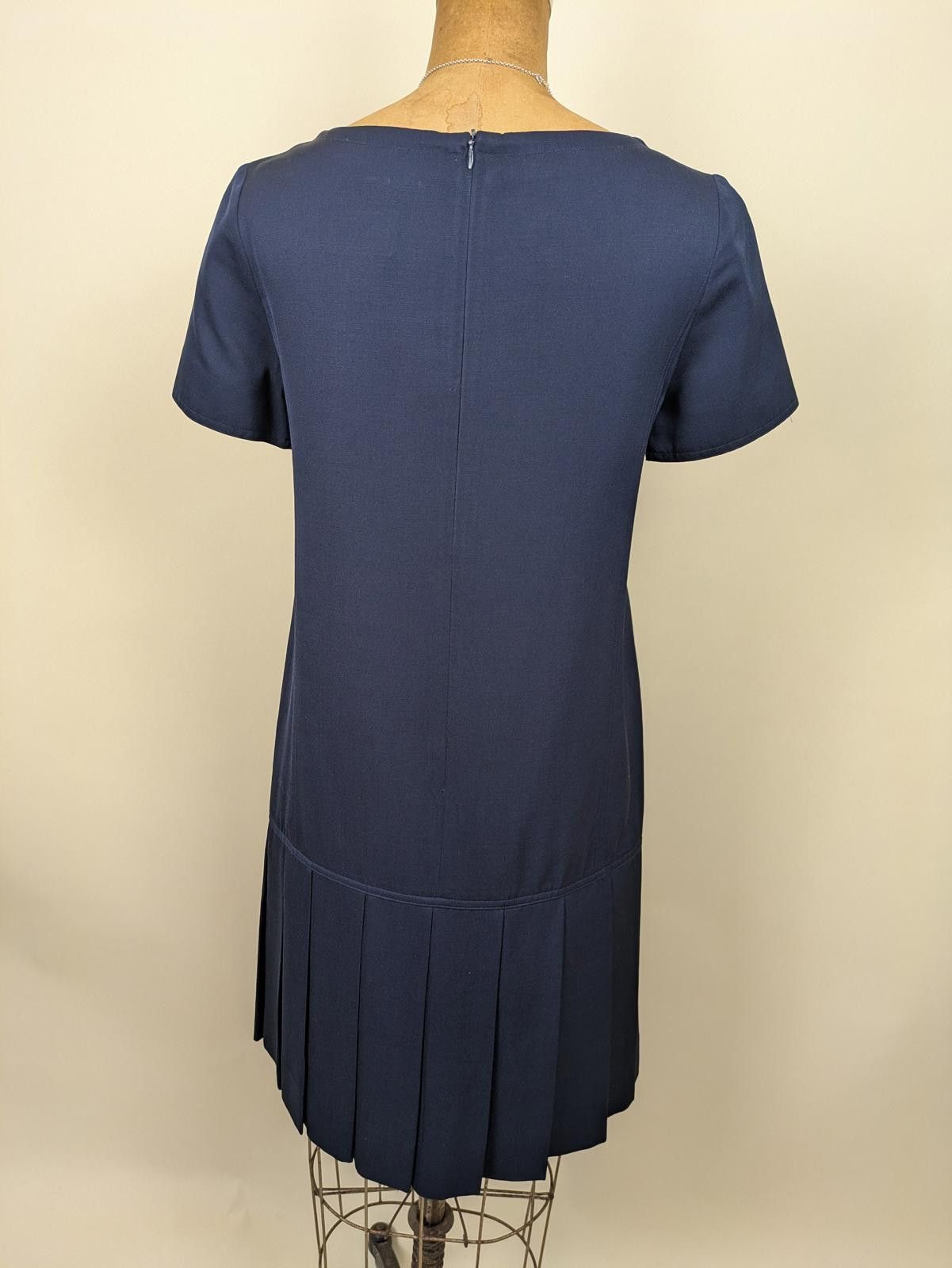 Courreges 1980's/90's rare courreges navy tennis pleated dress Size M / US 6-8 / IT 42-44 - 5 Thumbnail