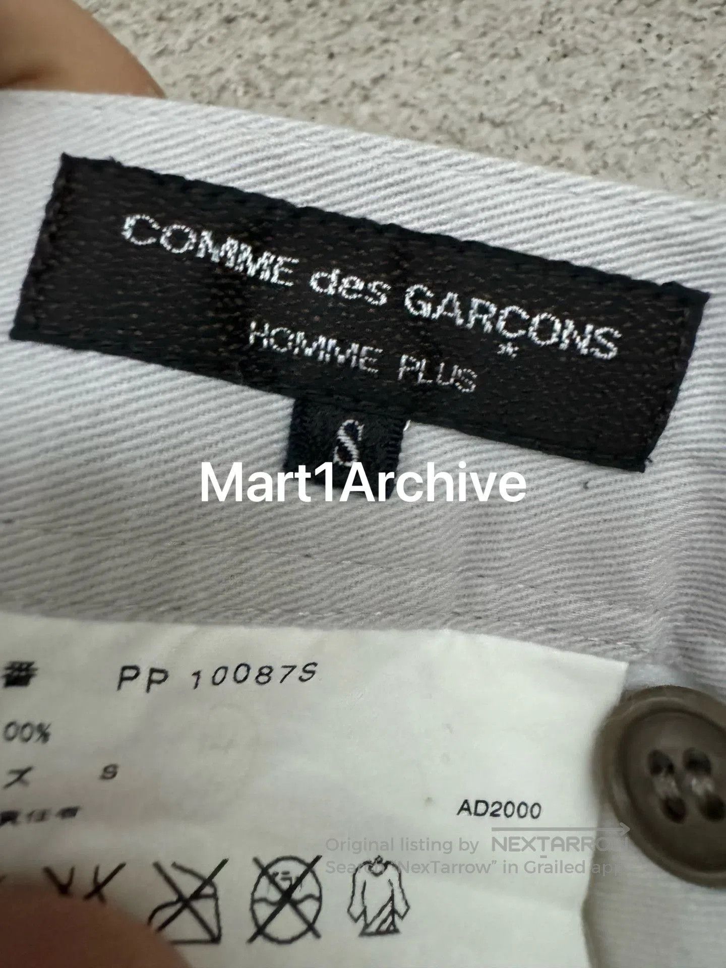 Comme des Garcons Comme Des Garçons Homme Plus 00AD Pixel Print Straight Pant Size US 30 / EU 46 - 7 Thumbnail