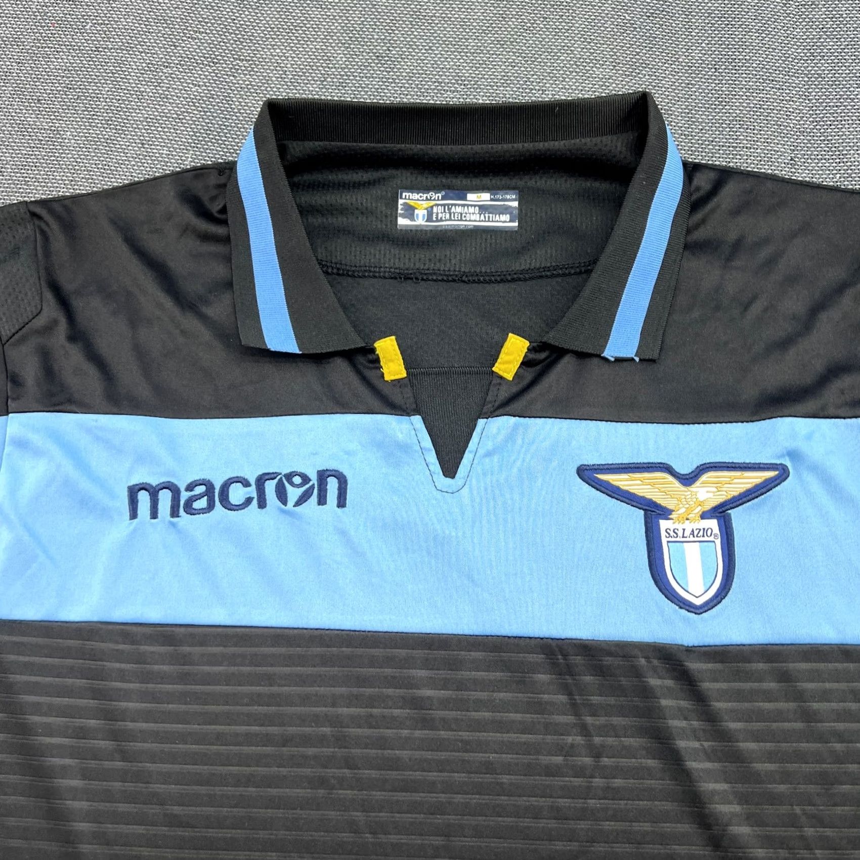Macron Lazio Macron 2018-2019 Third Jersey Medium Adult Football Shirt Size US M / EU 48-50 / 2 - 6 Thumbnail