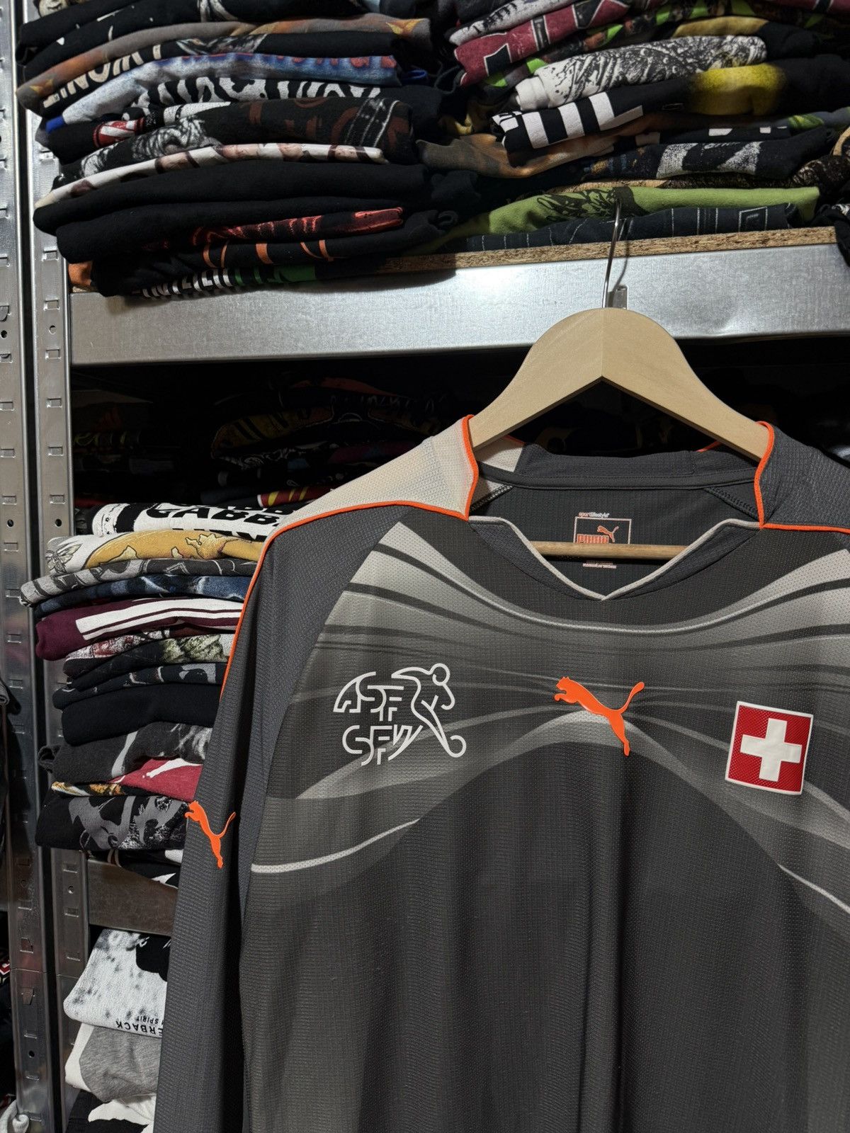 Puma Vintage Puma Switzerland 2010 Goalkeeper Soccer Jersey Size US XL / EU 56 / 4 - 3 Thumbnail