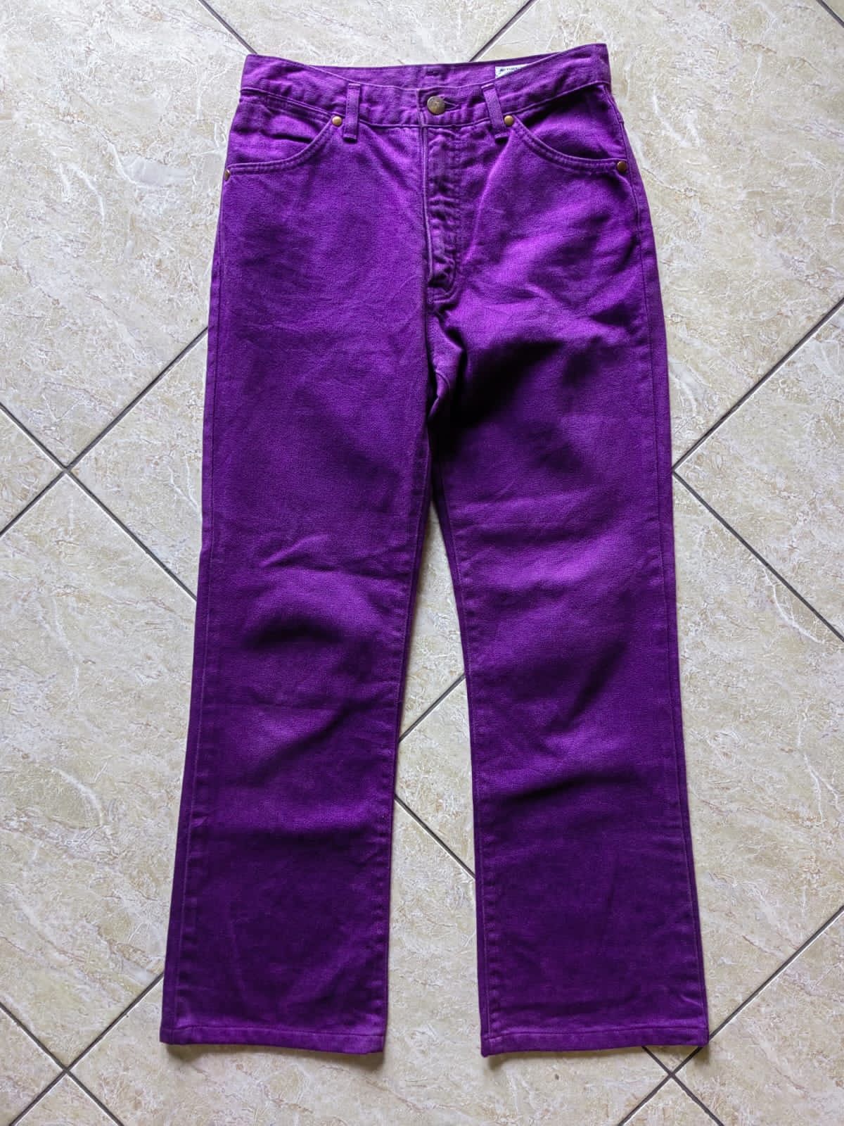 Vintage × Wrangler 50/60s wrangler blue bell flare jeans Size US 28 / EU 44 - 1 Thumbnail