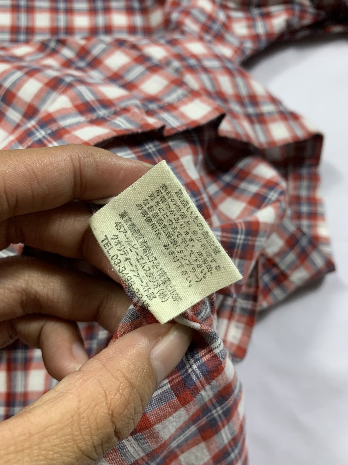 45rpm 45Rpm Plaid Tartan Button Up Shirt Size US S / EU 44-46 / 1 - 5 Thumbnail