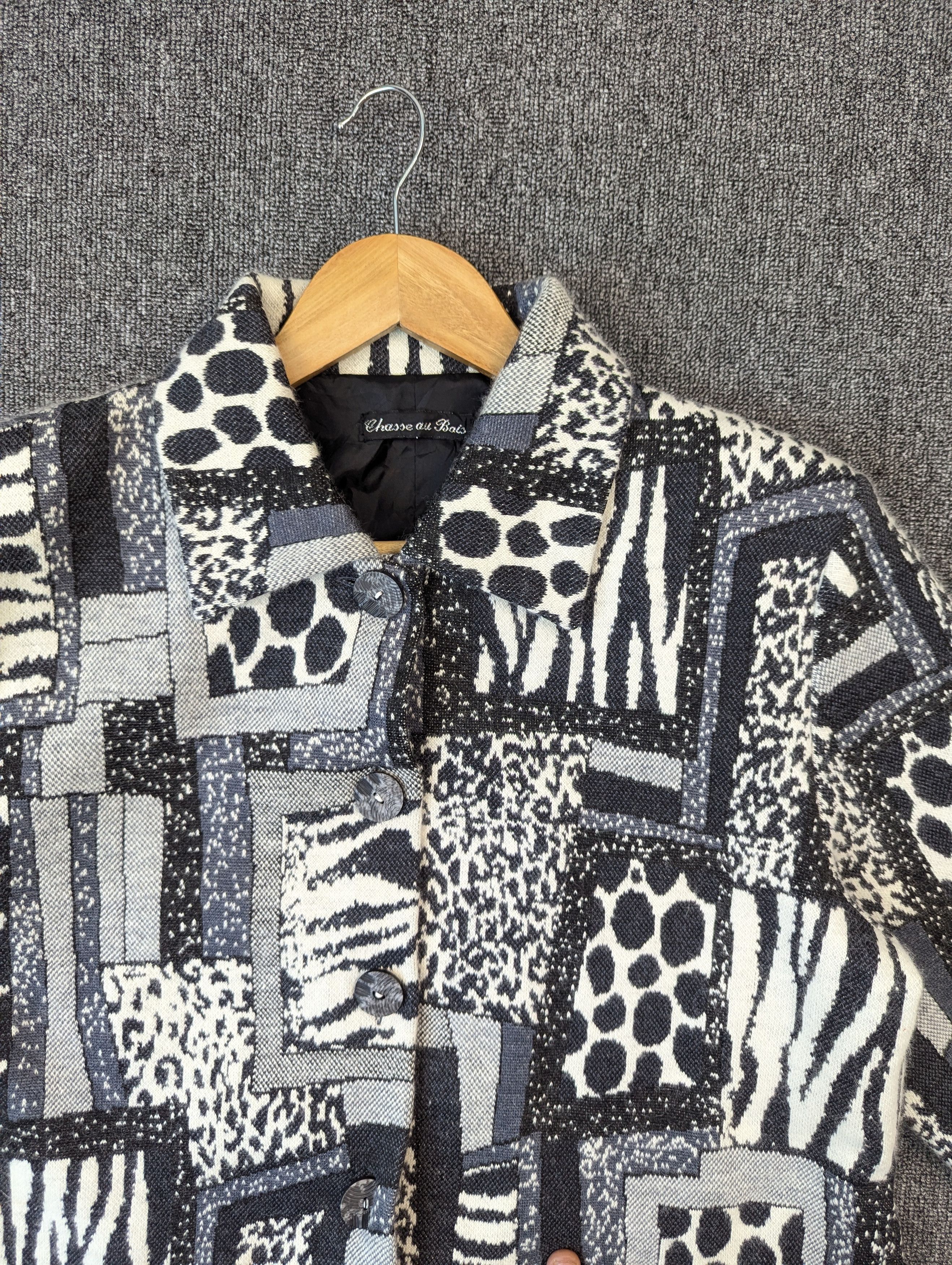 Japanese Brand Vintage Japanese Brand Patterned Button Ups Acrylic Jacket Size XL / US 12-14 / IT 48-50 - 5 Thumbnail