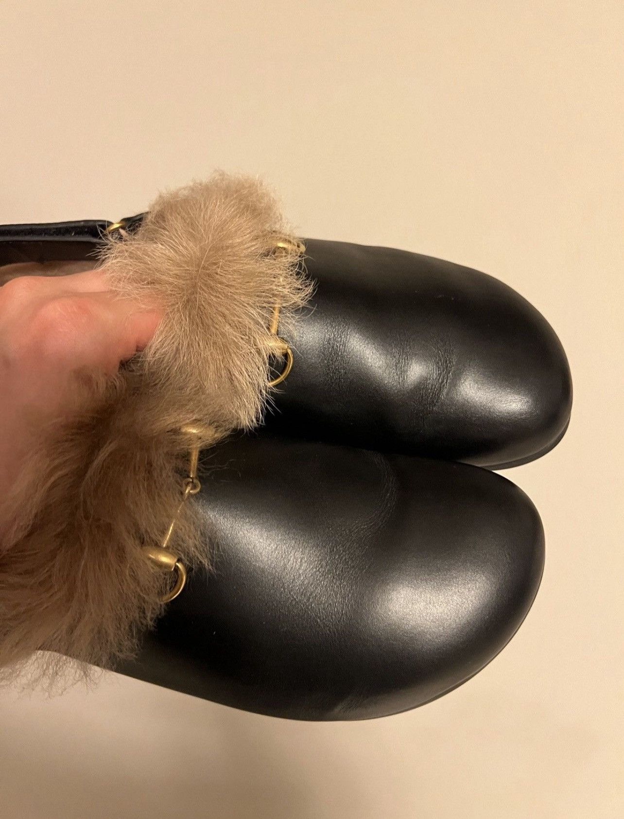 Gucci Gucci Fur Loafers Size US 12 / EU 45 - 2 Thumbnail