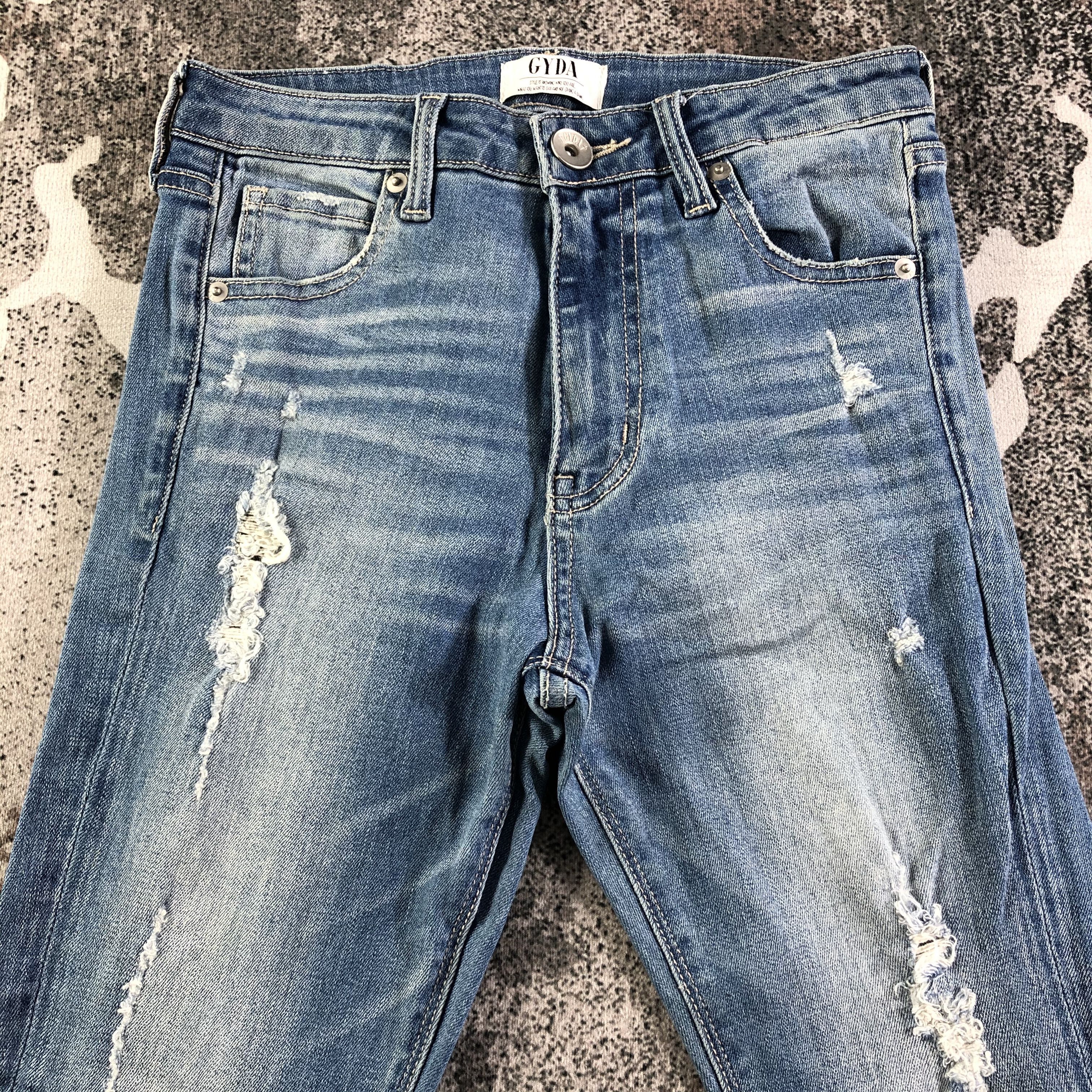 Japanese Brand Gyda Jeans Distressed Flare Denim Size US 26 / EU 42 - 3 Thumbnail