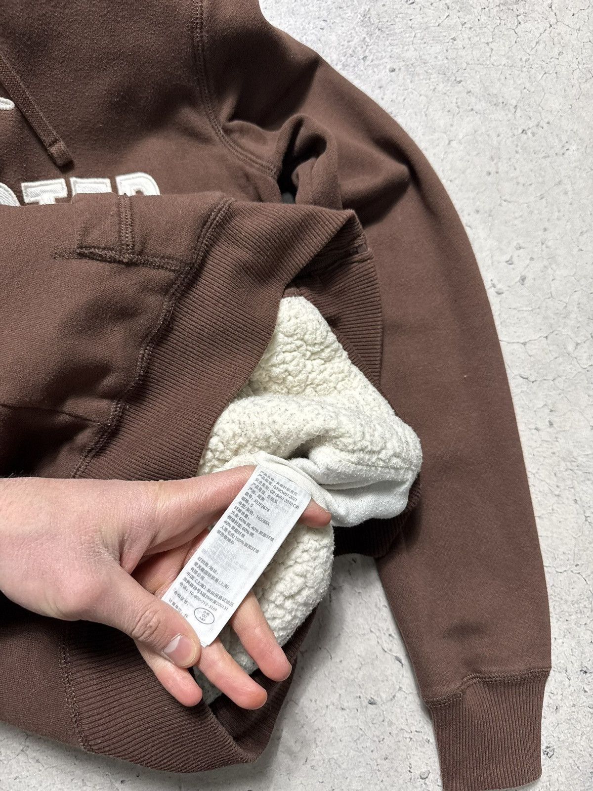 Hollister Hollister Fur Y2K Full Zip Hoodie Brown Big Logo Size S Size US S / EU 44-46 / 1 - 9 Thumbnail