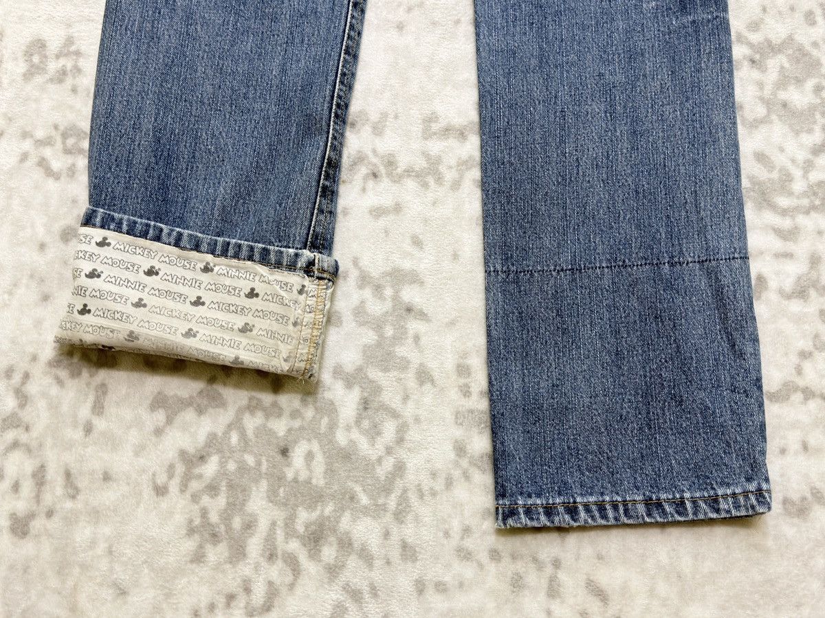 Disney Vintage Disney Mickey Patch Denim 90s Graphic Jeans Size US 30 / EU 46 - 16 Thumbnail