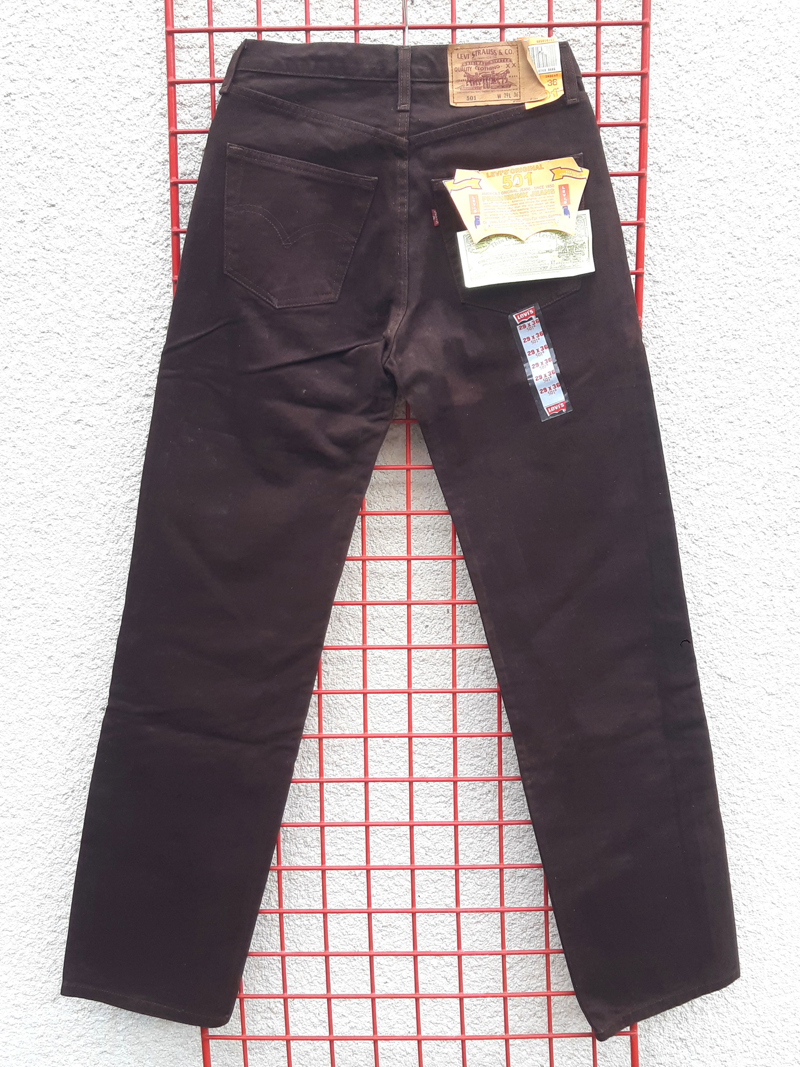 Levi's Vintage 90s LEVIS 501 Jeans USA size W29 L36 NWT Size 29" - 2 Thumbnail