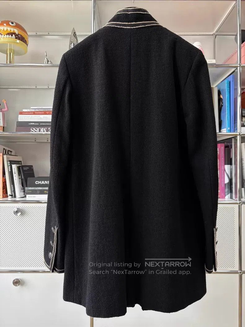 Chanel Chanel Black stand-up collar white edge four-pocket tweed Size XS / US 0-2 / IT 36-38 - 4 Thumbnail
