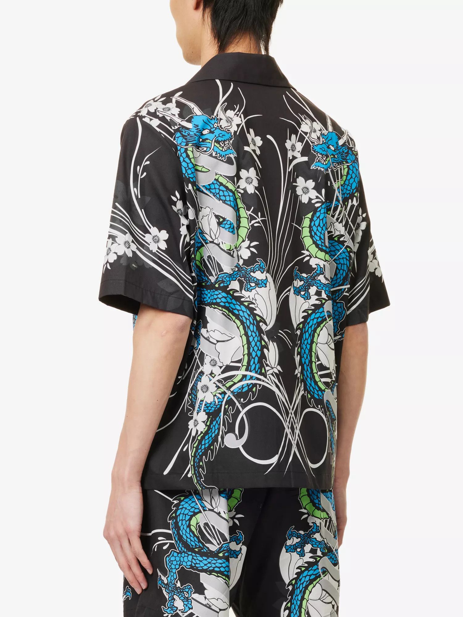 Amiri o1w1db10125 Dragon Graphic-Pattern Shirt in Multicolor Size US XS / EU 42 / 0 - 4 Thumbnail