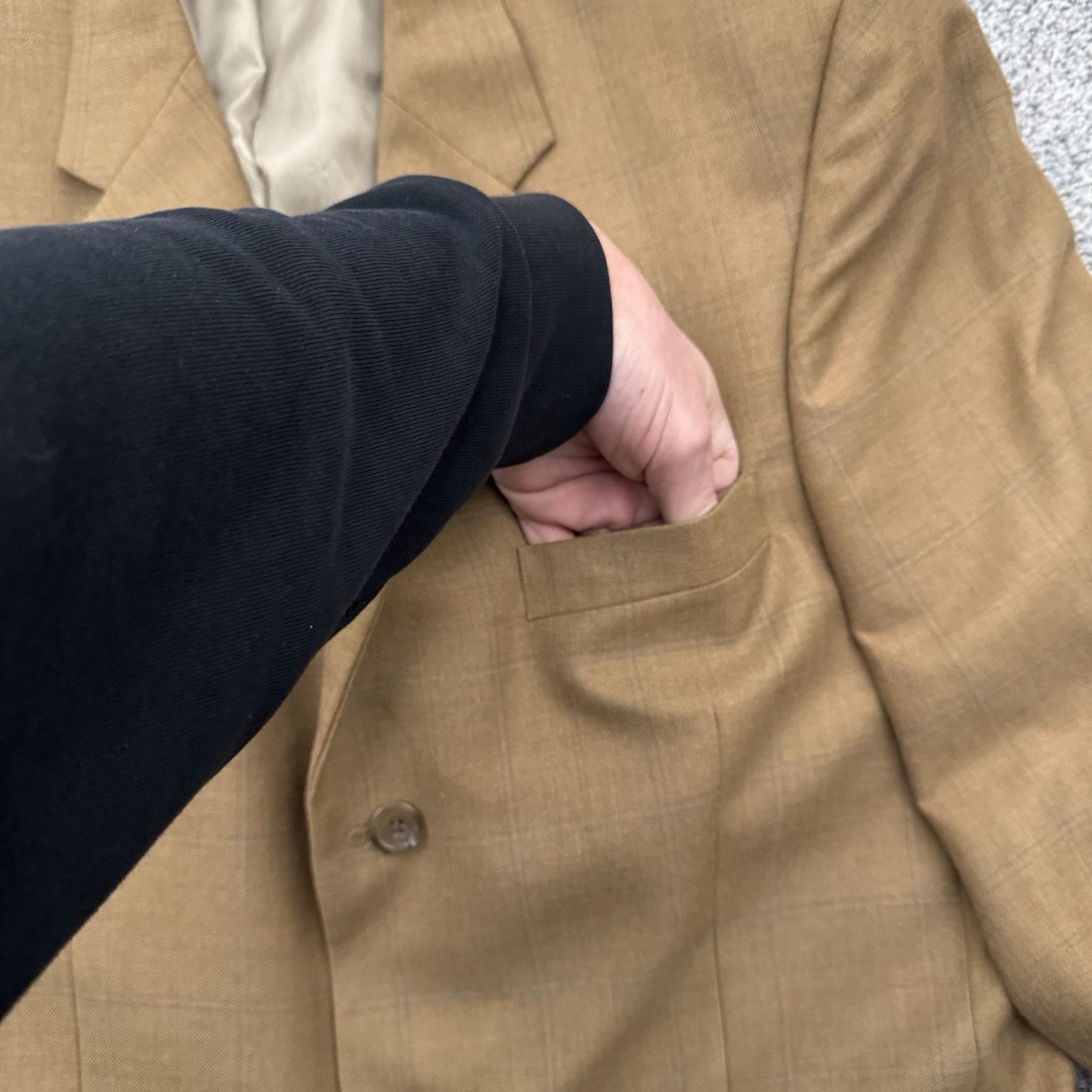 Other Axcess Suit Coat Mens 44L Office Vintage Y2K Blazer Formal Size 44L - 4 Thumbnail
