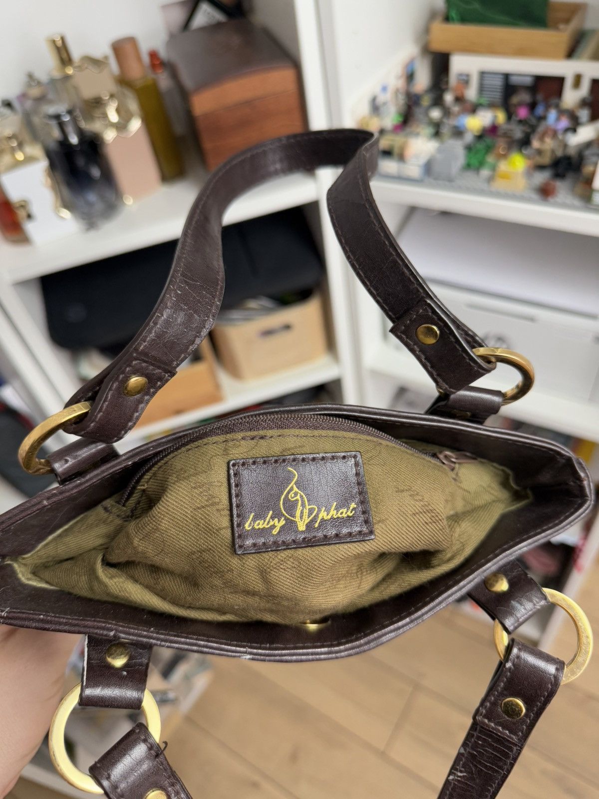 Japanese Brand Vintage y2k Baby phat leather shoulder hand bag avantgarde Size ONE SIZE - 5 Thumbnail
