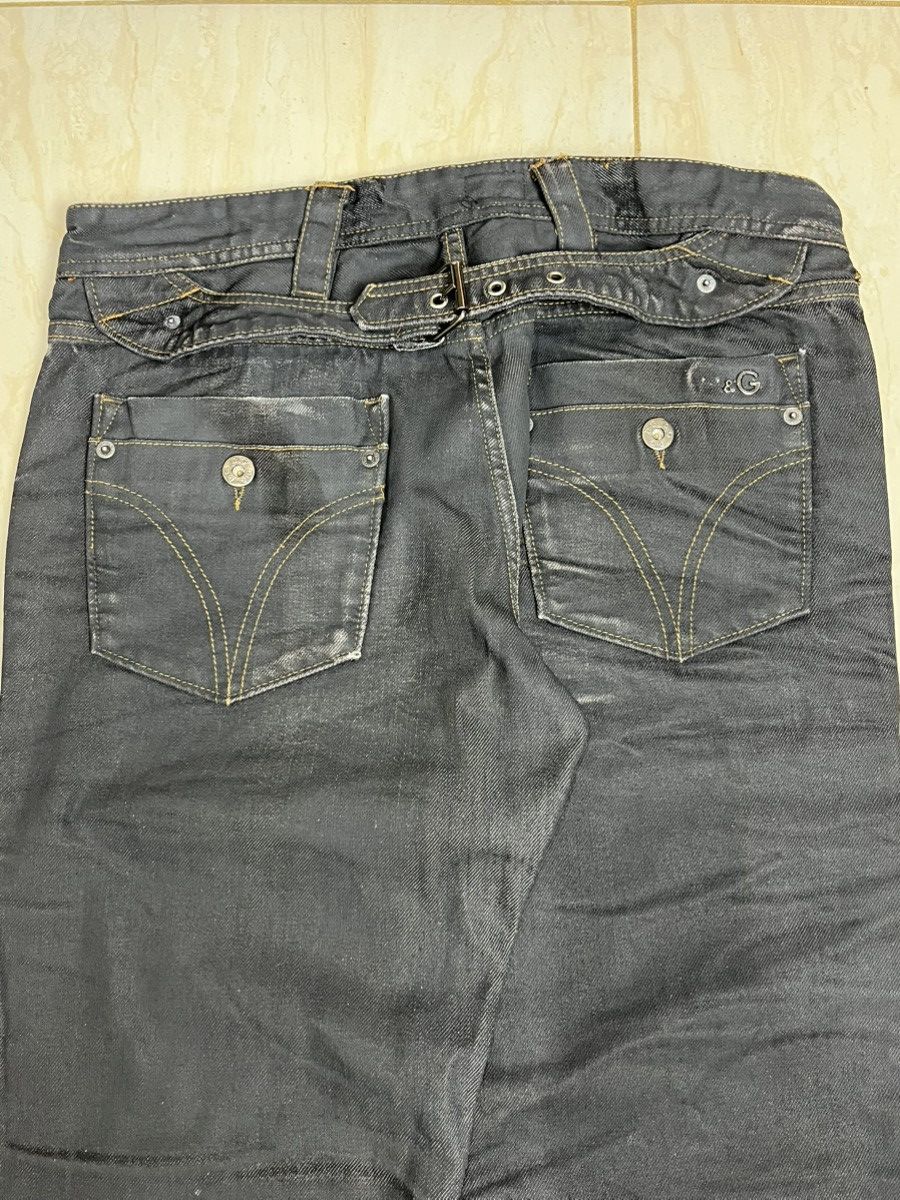Dolce & Gabbana Dolce & Gabbana Wax buckle pants Size US 32 / EU 48 - 12 Thumbnail