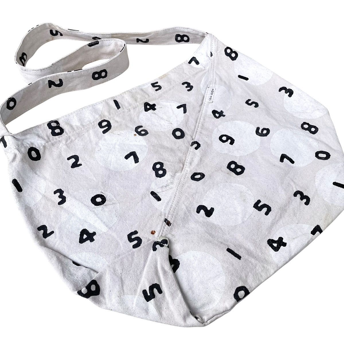 Japanese Brand × SOU SOU Sou Sou Kyoto Japan Traditional Asymmetric Canvas Sling Bag Size ONE SIZE - 3 Thumbnail