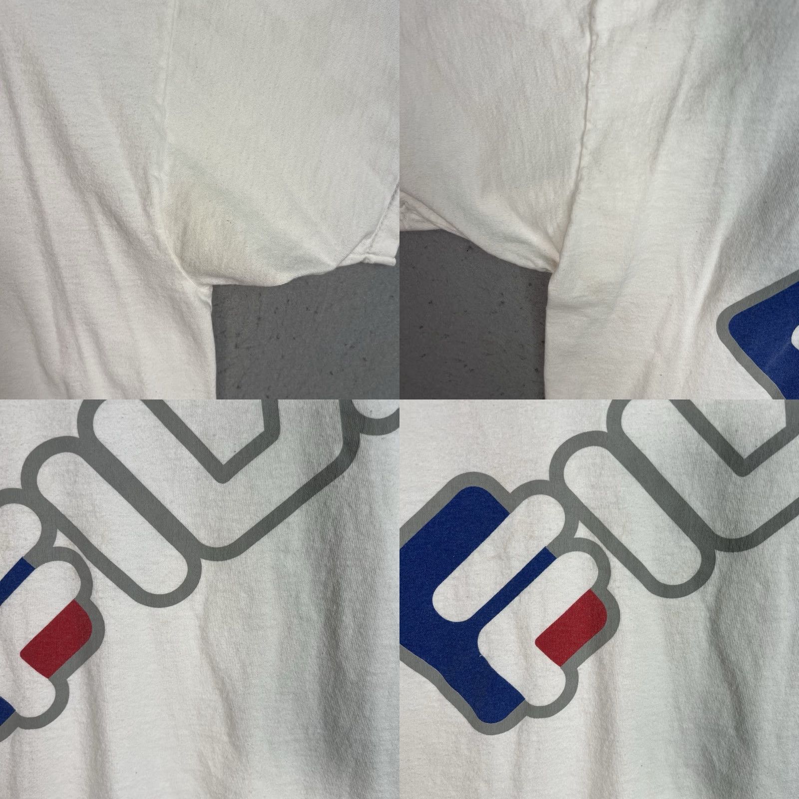 Fila VINTAGE Fila Classic Logo T-Shirt Adult Large White 90s Mens Size US L / EU 52-54 / 3 - 8 Thumbnail