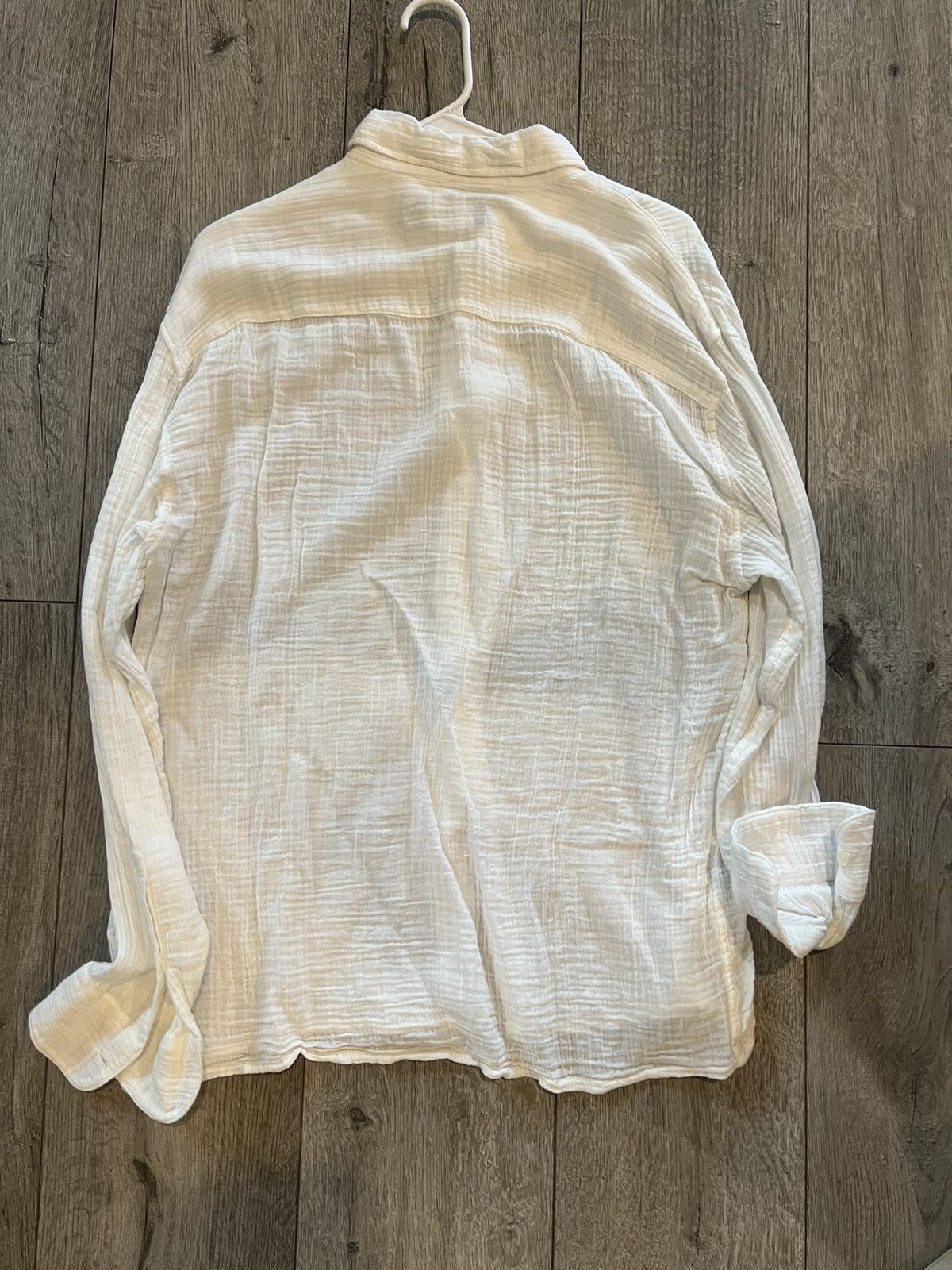 Abercrombie & Fitch Gauzey Button Up Size US M / EU 48-50 / 2 - 2 Thumbnail