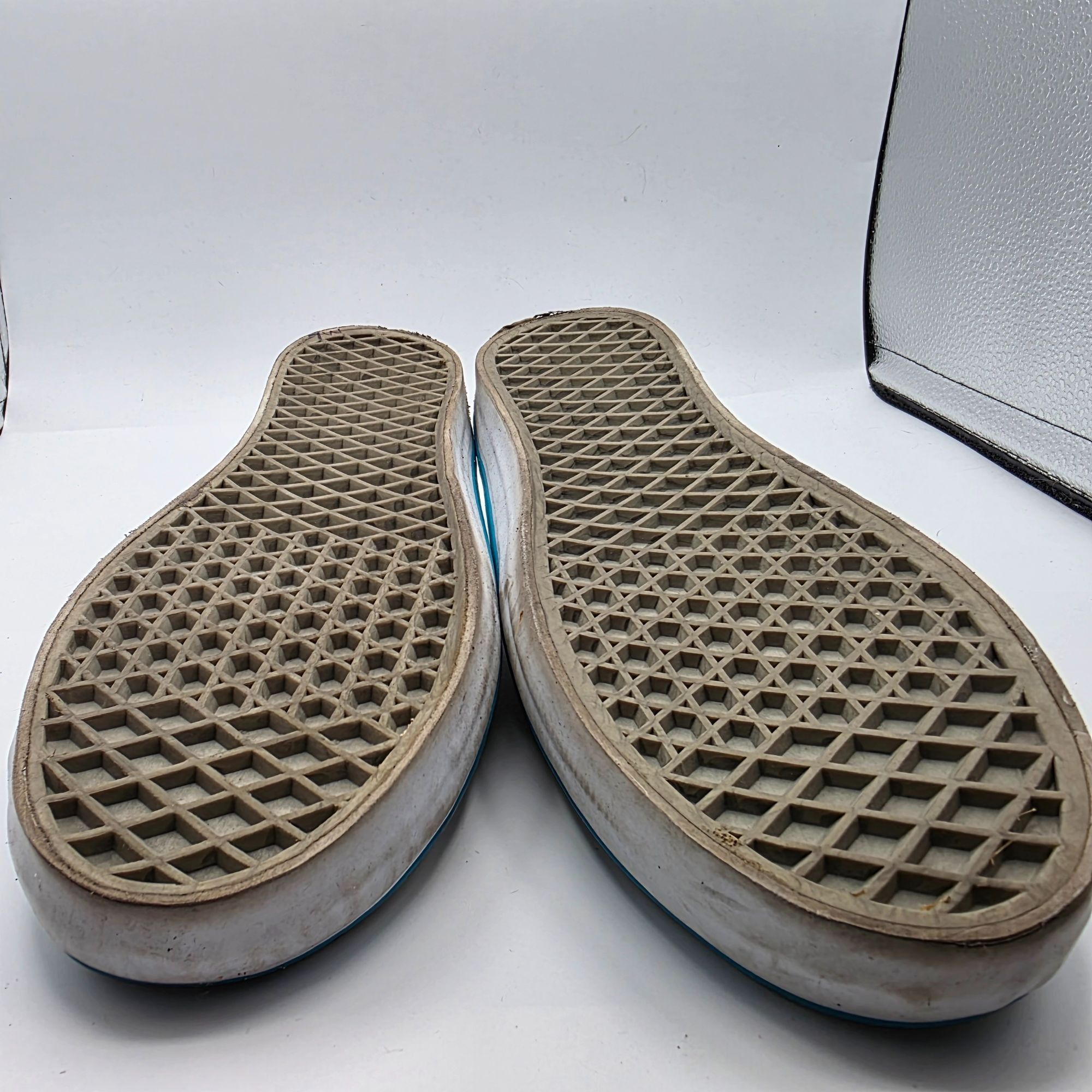 Vans Vans X David & Goliath Womens Size 10 Silver Flat Slip On Sh Size US 10 / IT 40 - 11 Thumbnail