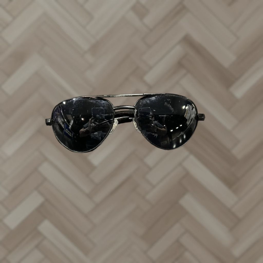 Foster Grant VINTAGE Foster Grant Adventurer 1 Sunglasses Men Aviator Black Brown Lens Size ONE SIZE - 1 Thumbnail