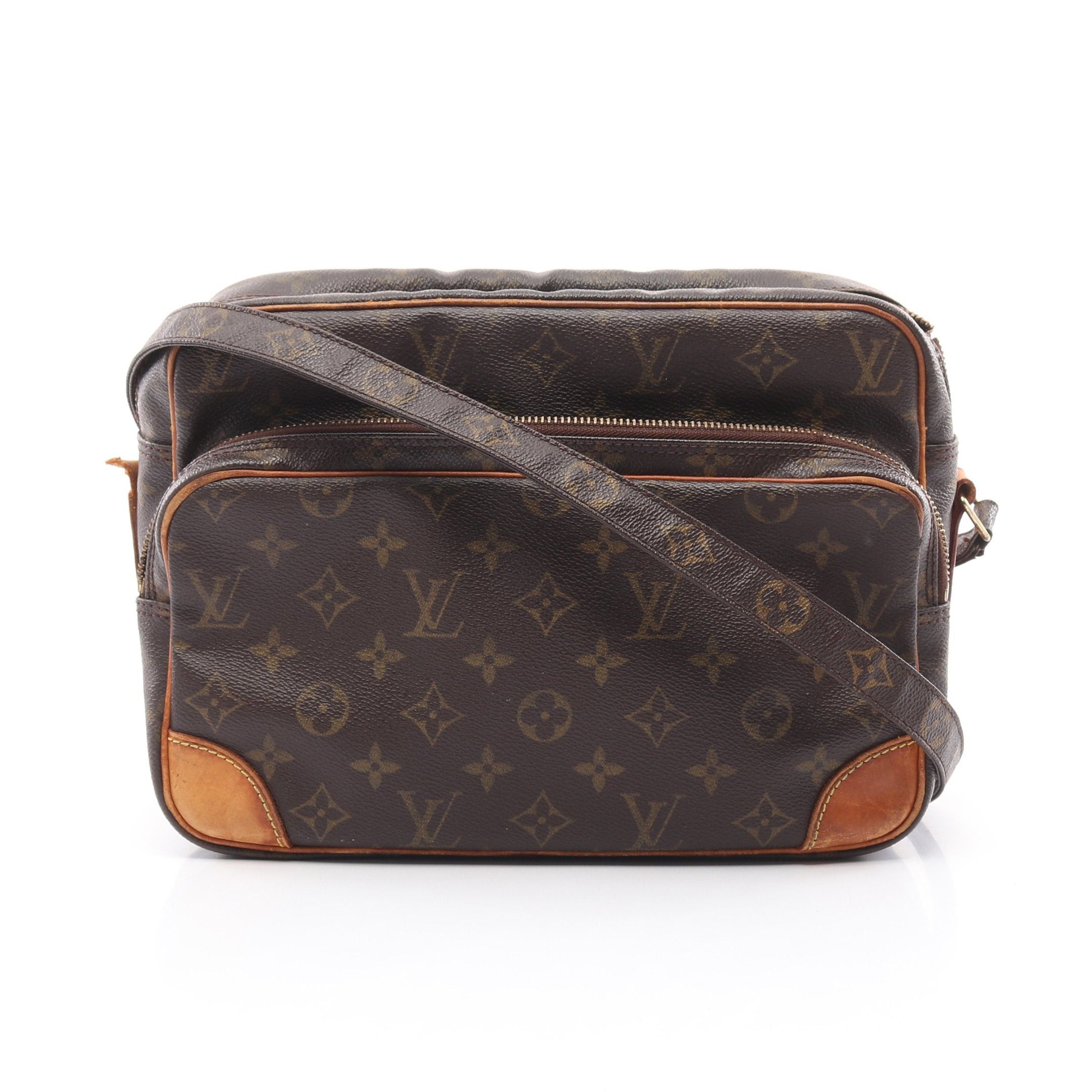 Louis Vuitton Louis Vuitton Nil Monogram Shoulder Bag Leather Brown Size ONE SIZE - 1 Thumbnail