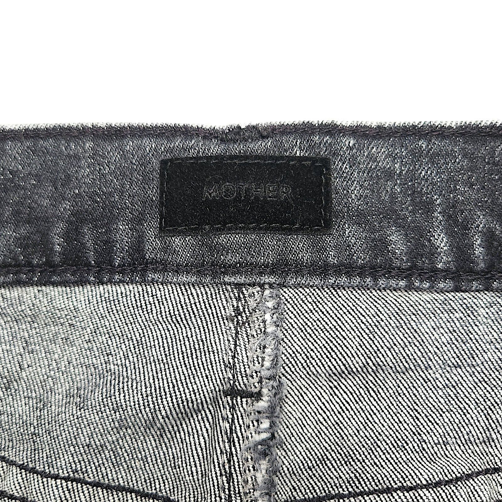 MOTHER Mother The Vagabond Mini Fray Denim Skirt Button Fly 30 Size 30" / US 8 / IT 44 - 6 Thumbnail
