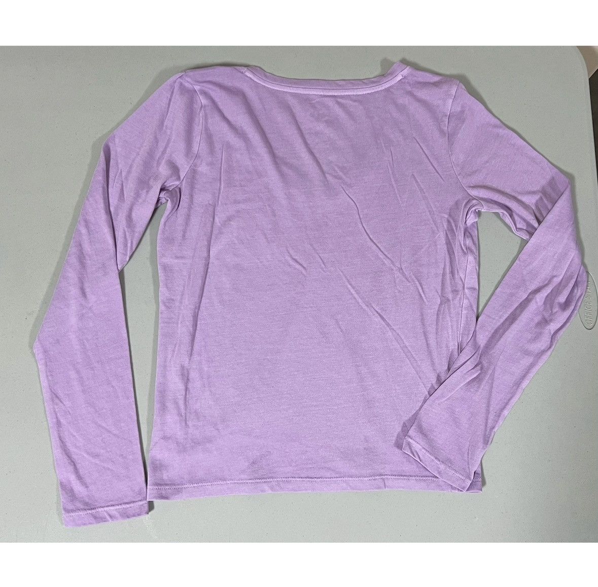 Sonoma Purple Pastel V-Neck Long Sleeve Shirt Top Blouse Tee XS 💜✨ Size XS / US 0-2 / IT 36-38 - 3 Thumbnail