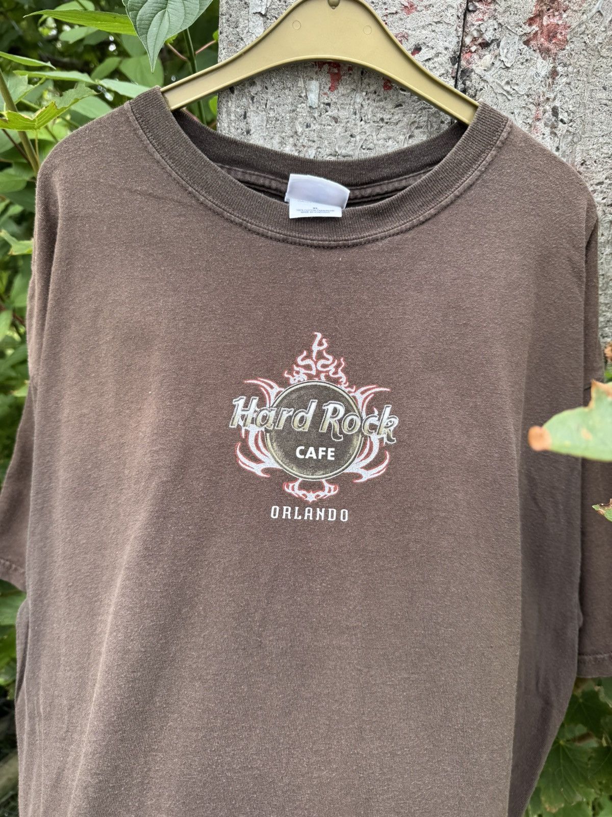 Hard Rock Cafe Vintage Hard Rock Cage Orlando USA Dragon Washed Tee 90s Size US XL / EU 56 / 4 - 5 Thumbnail