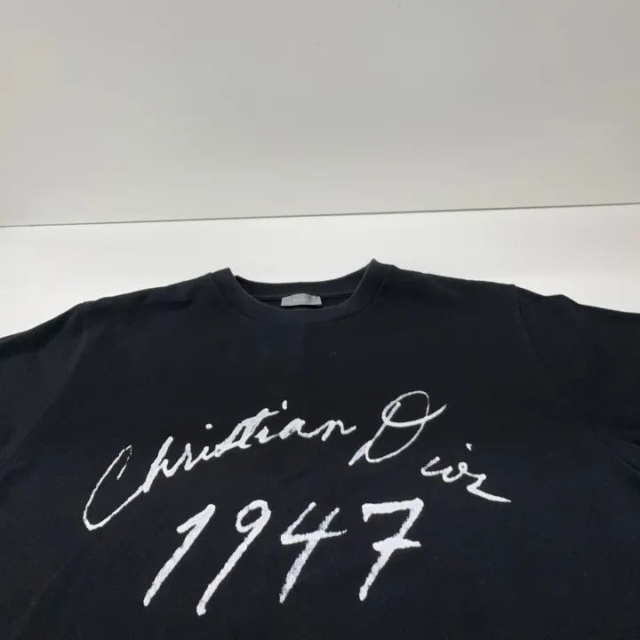 Dior Dior Dior Logo Print Relaxed Fit Black T-Shirt 0079-2507 Size US M / EU 48-50 / 2 - 5 Thumbnail