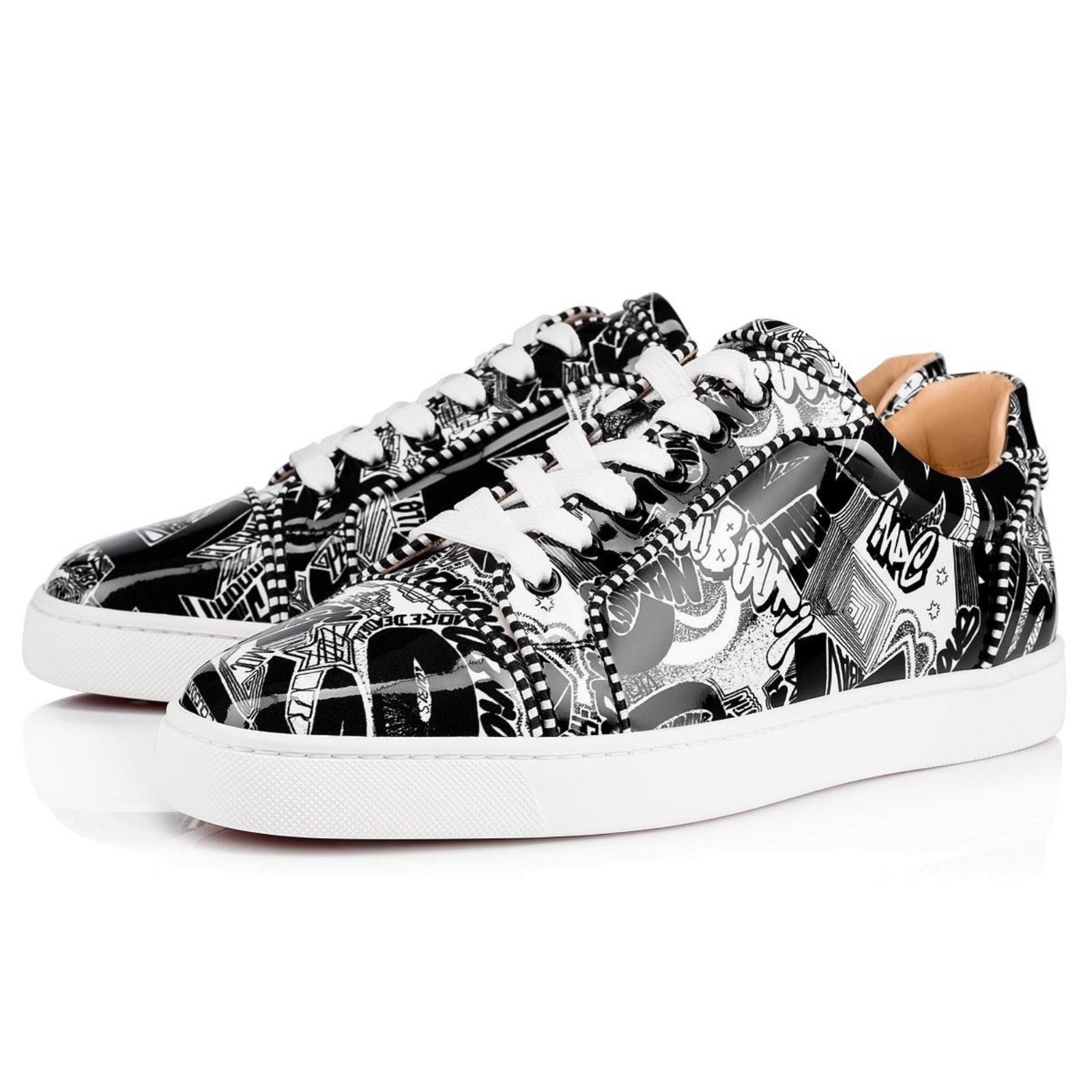 Christian Louboutin Christian Louboutin Seavaste Orlato Flat Black Nicograf Low Size US 11 / EU 44 - 1 Thumbnail