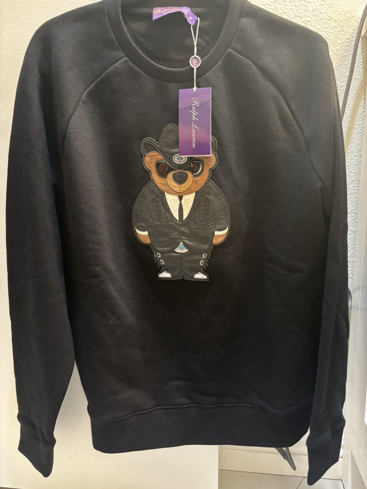 Ralph Lauren Purple Label Ralph Lauren Cowboy Polo Bear Sweater Size US M / EU 48-50 / 2 - 1 Preview