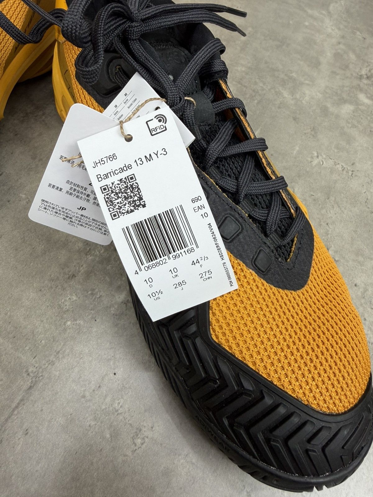 Y-3 Adidas Y-3 Yohji Yamamoto Barricade 13 Tennis Shoes US 10.5 Size US 10.5 / EU 43-44 - 8 Thumbnail