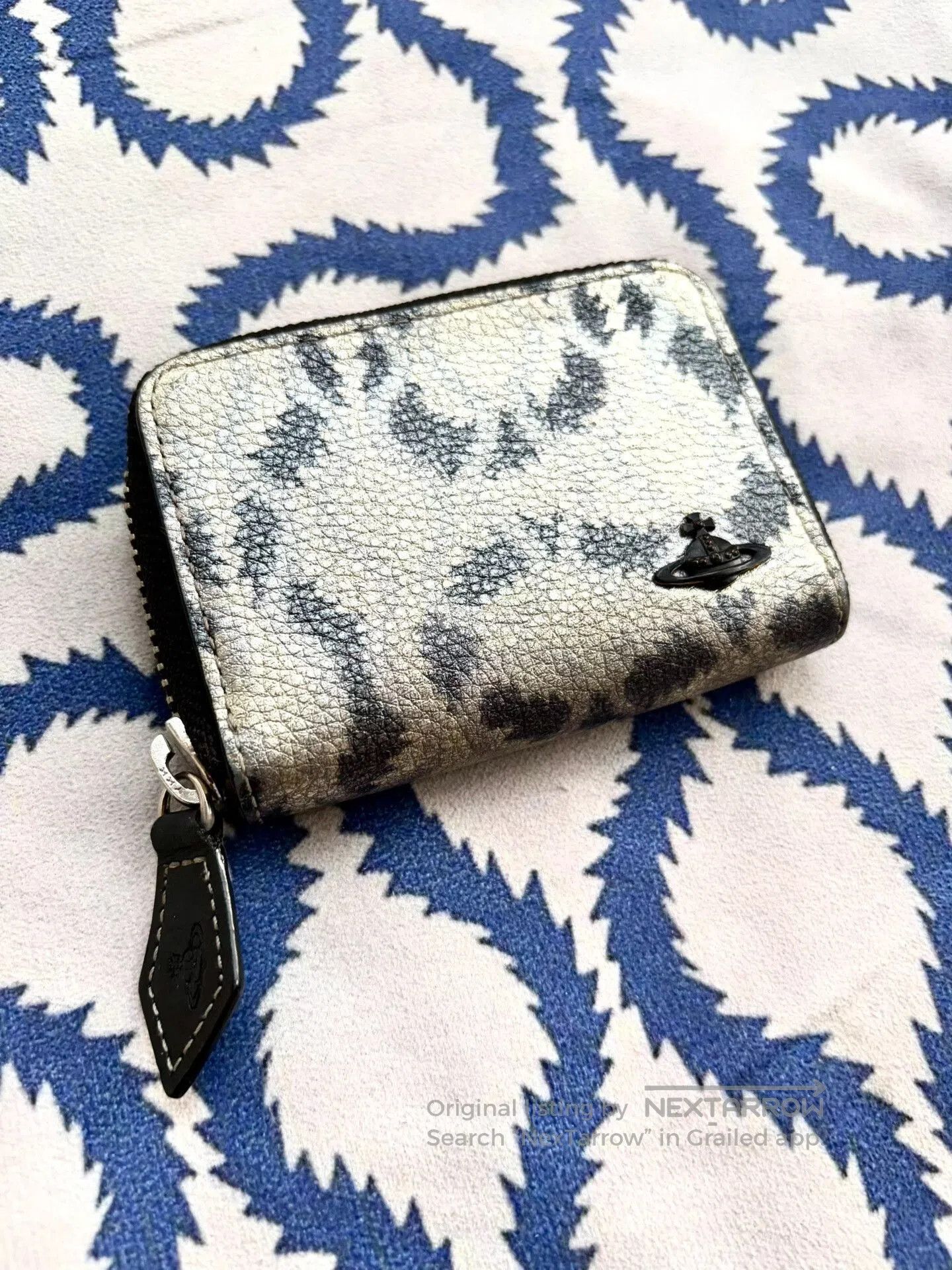 Vivienne Westwood vivienne westwood black silver pirate wallet. Size ONE SIZE - 2 Thumbnail