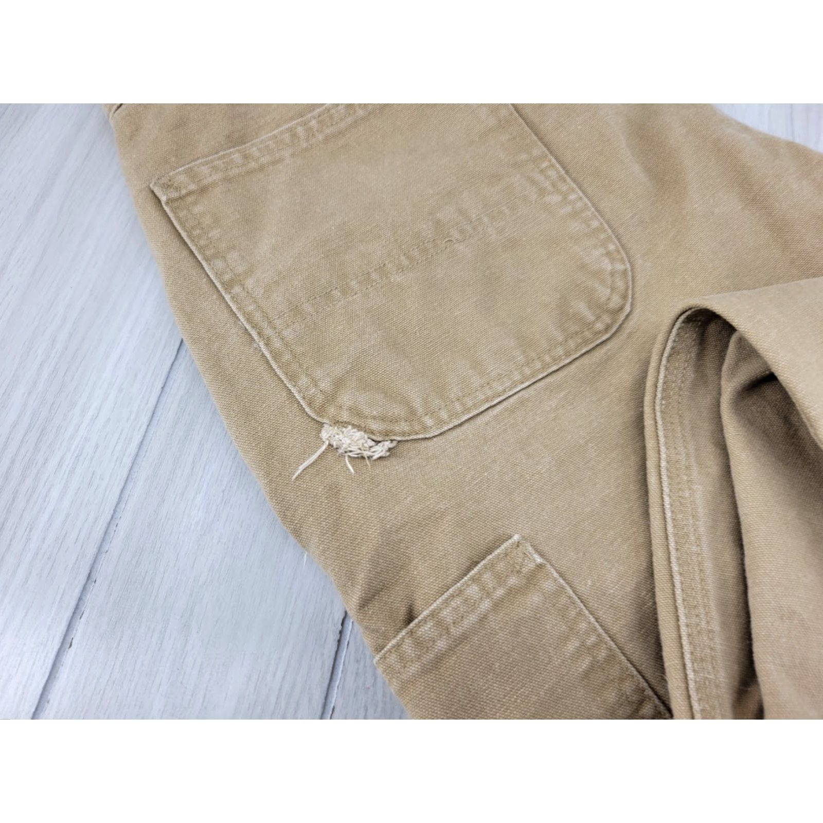 Carhartt Carhartt B11 CML Men’s 40x32 Dungaree Fit Canvas Duck Work Carpenter Pants Size US 40 / EU 56 - 6 Thumbnail