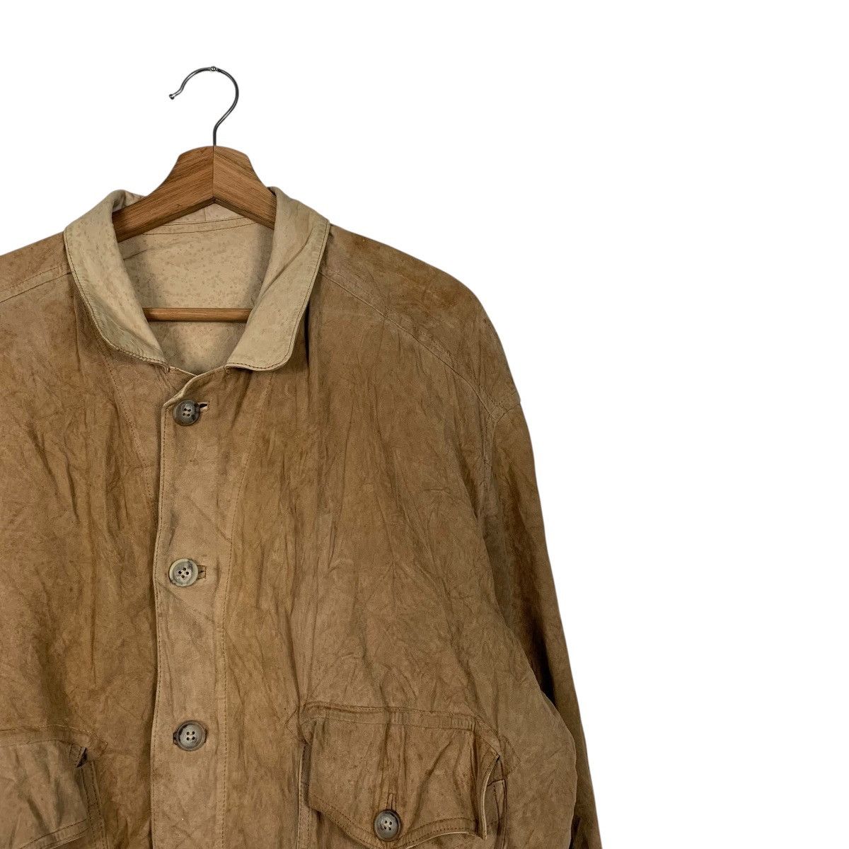 Vintage Vintage Italian Designer Remo Mercalli Suede Leather Jacket Size US M / EU 48-50 / 2 - 5 Thumbnail