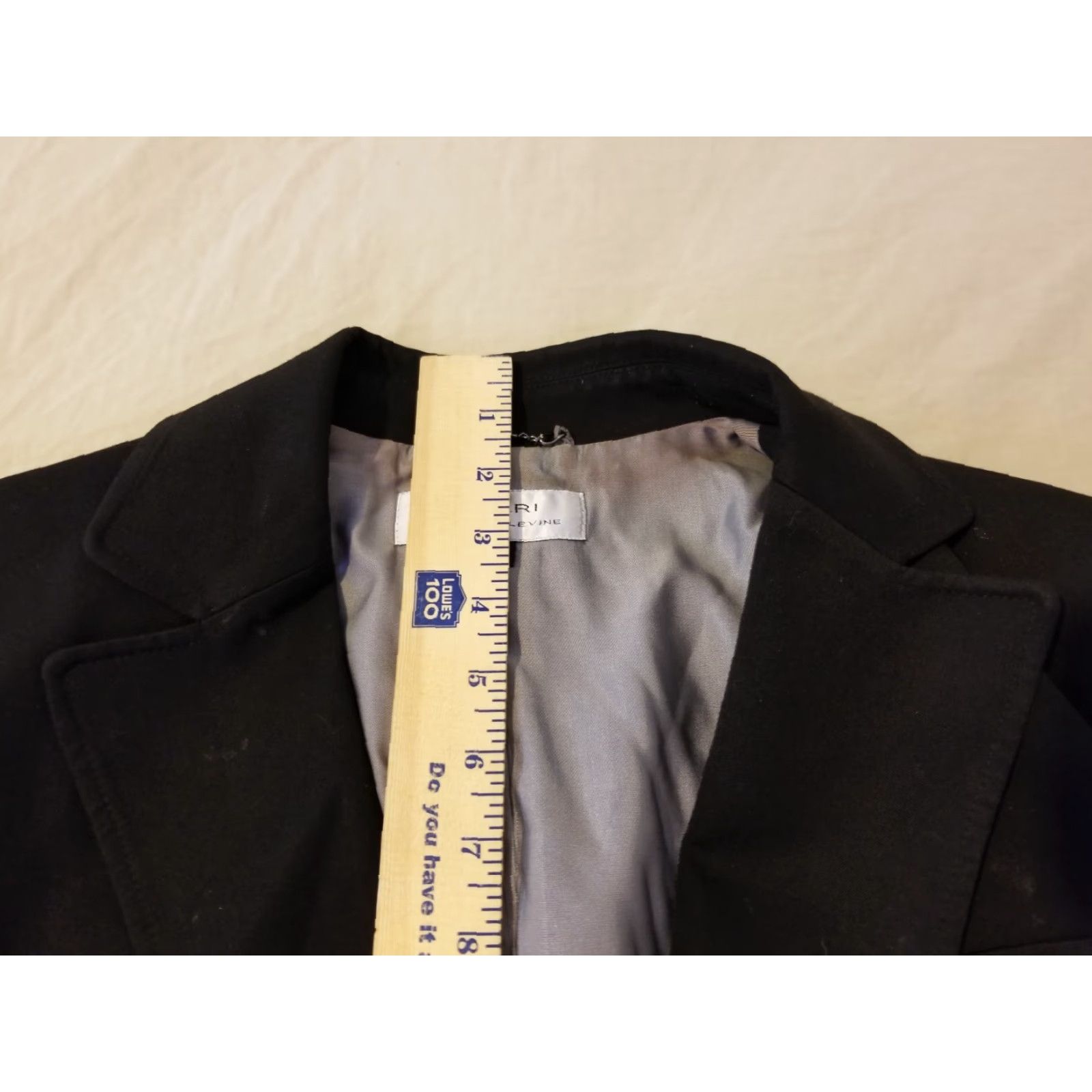 Vintage Womens Tahari Blazer 10 Black Regular Fit Notch Lapel Single-Breasted Jacket Coat, Business, Womens, Tahari, Black, Blazer, Suit Jacket Size L / US 10 / IT 46 - 5 Thumbnail