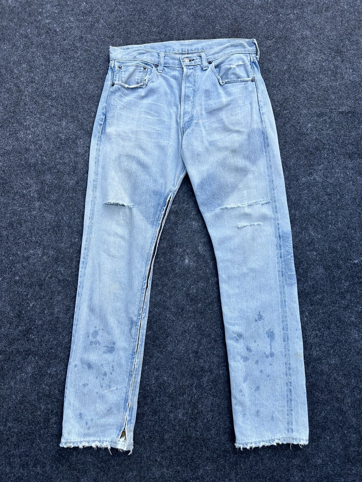 Levi's Vintage Levis 501 LVC Japan Distressed Denim 32x31 D49 Size US 32 / EU 48 - 1 Thumbnail