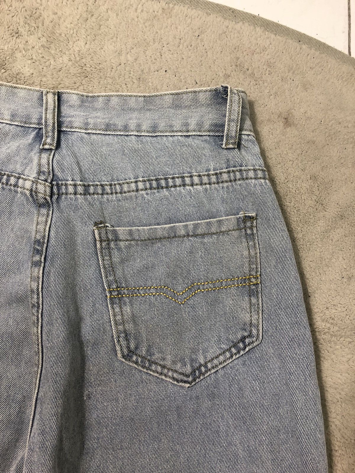 Vintage 🦋 Vintage 90s ZS Jeans Butterfly Silhouettes Straight Denim Size US 29 - 17 Thumbnail