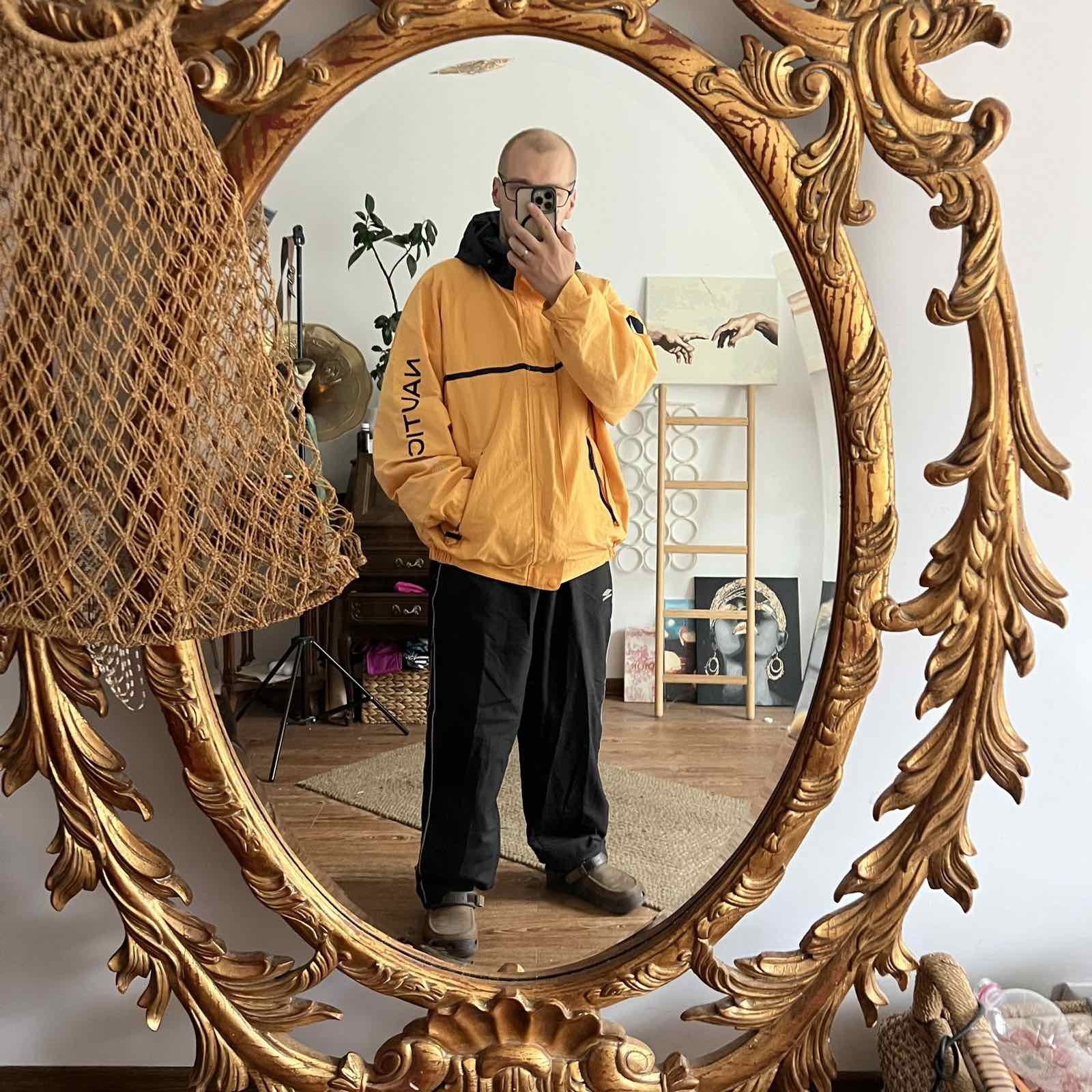 Nautica × Vintage Vintage Yellow Nautica Rain Coat Jacket 90s Sz XL Size US XL / EU 56 / 4 - 4 Thumbnail