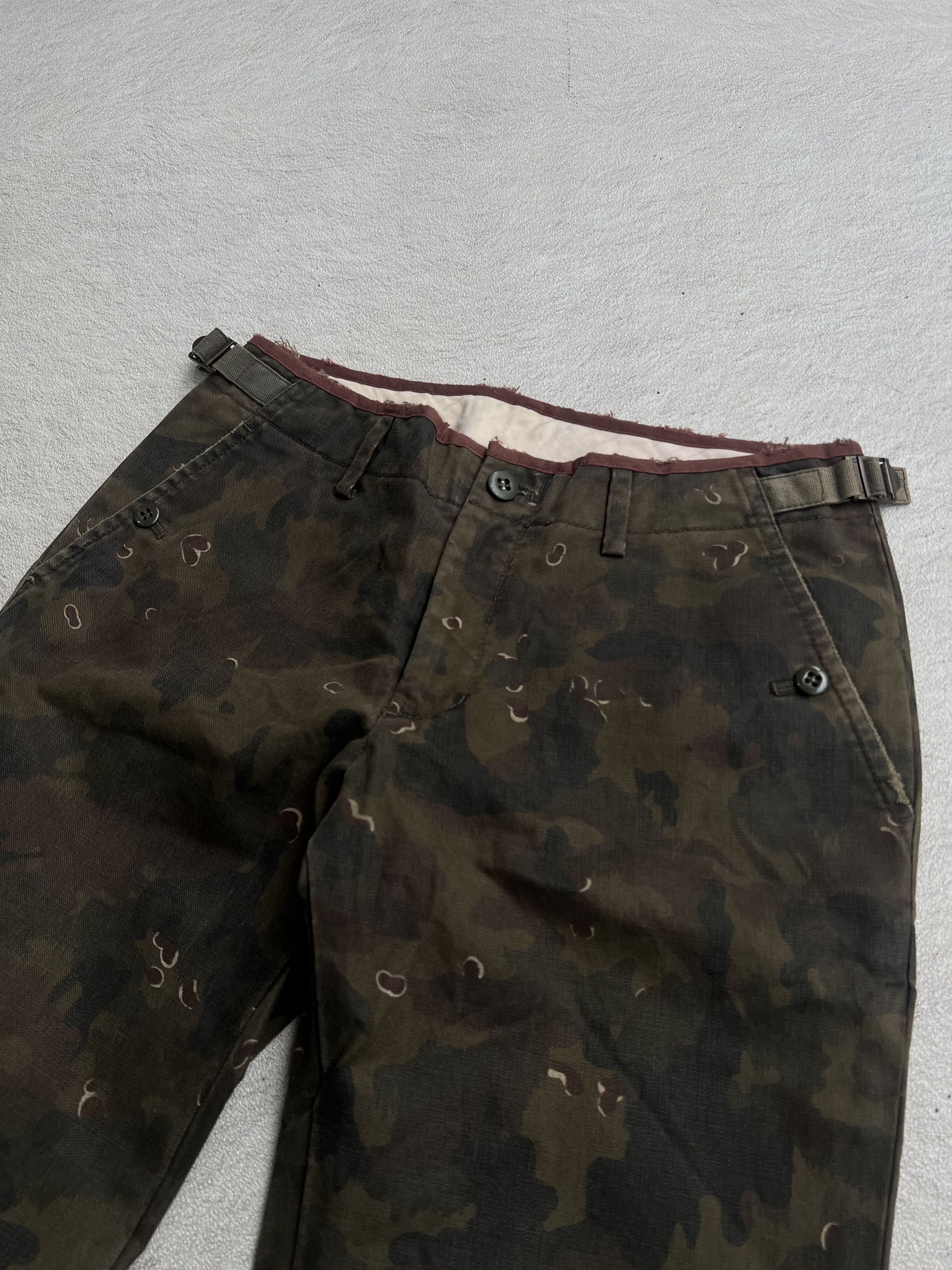 Japanese Brand 2000s Archival Hysteric Camo Distressed Baggy y2k Lgb Ifsix Size US 29 - 4 Thumbnail
