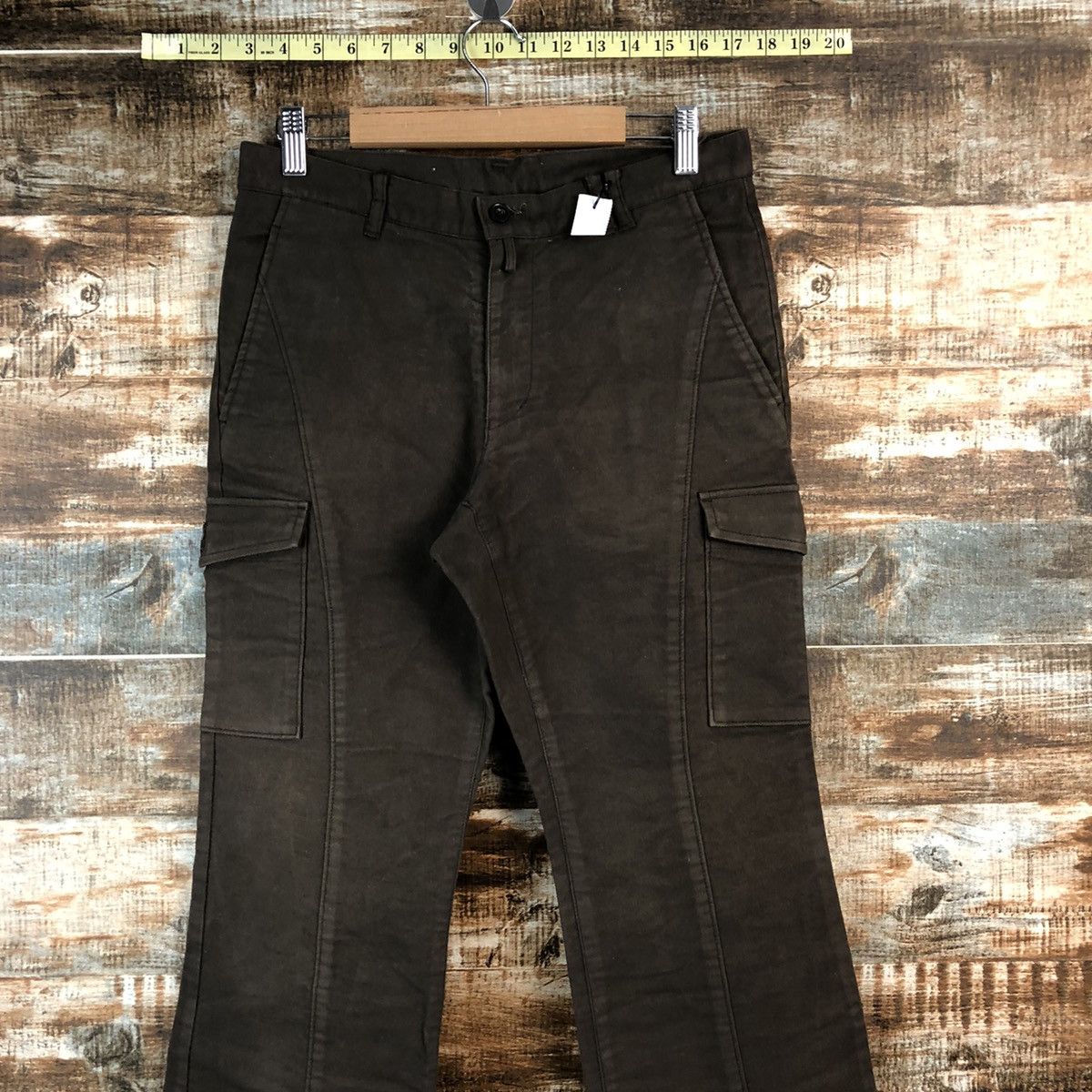 Japanese Brand Japanese Brand Brown Cargo Multipocket Pants #A2534 Size 27" / US 4 / IT 40 - 4 Thumbnail