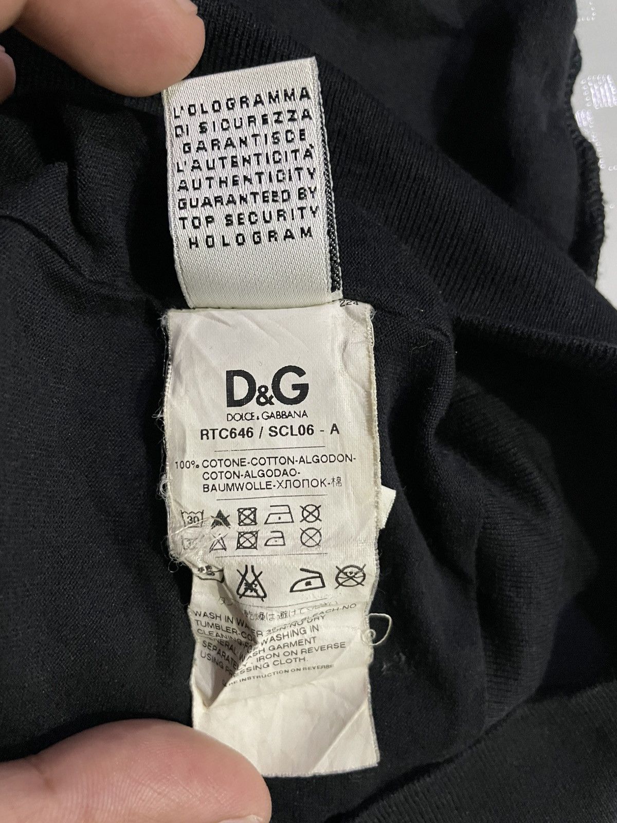 Dolce & Gabbana Dolce & Gabbana Long Sleeve Men Printed Size US L / EU 52-54 / 3 - 6 Thumbnail