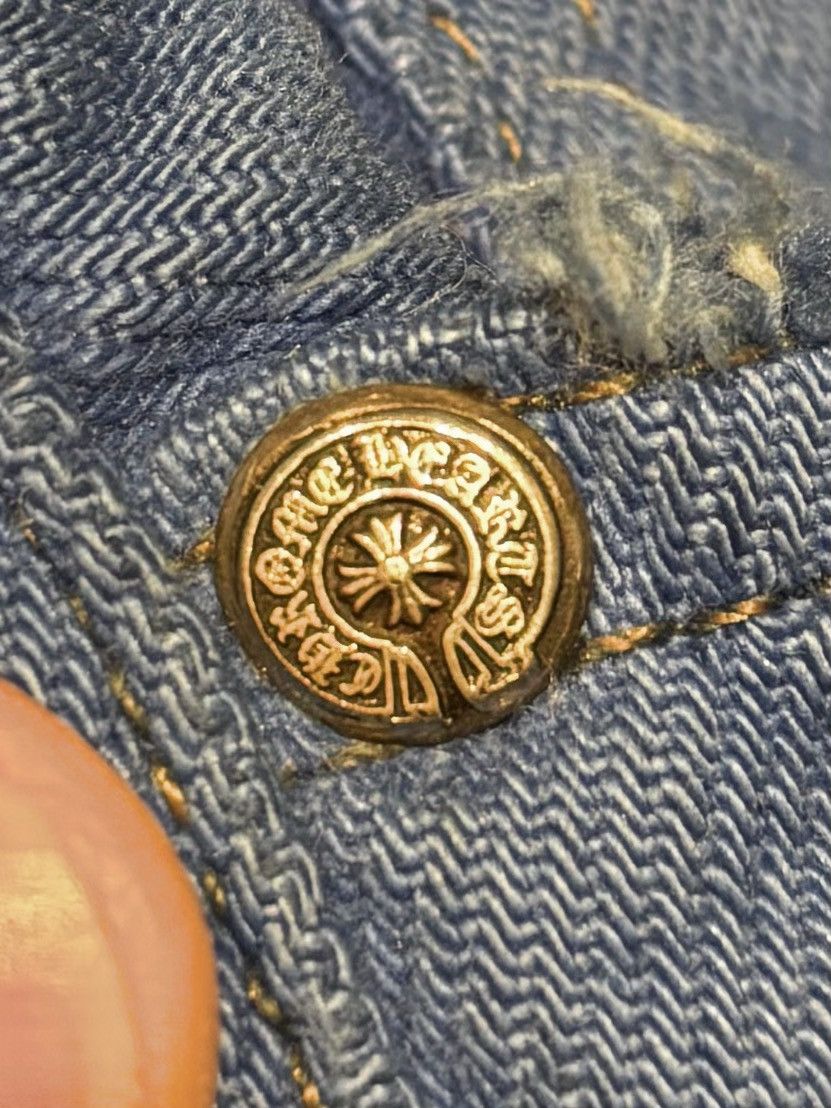 Chrome Hearts Chrome Hearts Blue London Exclusive Jeans Size US 33 - 5 Thumbnail