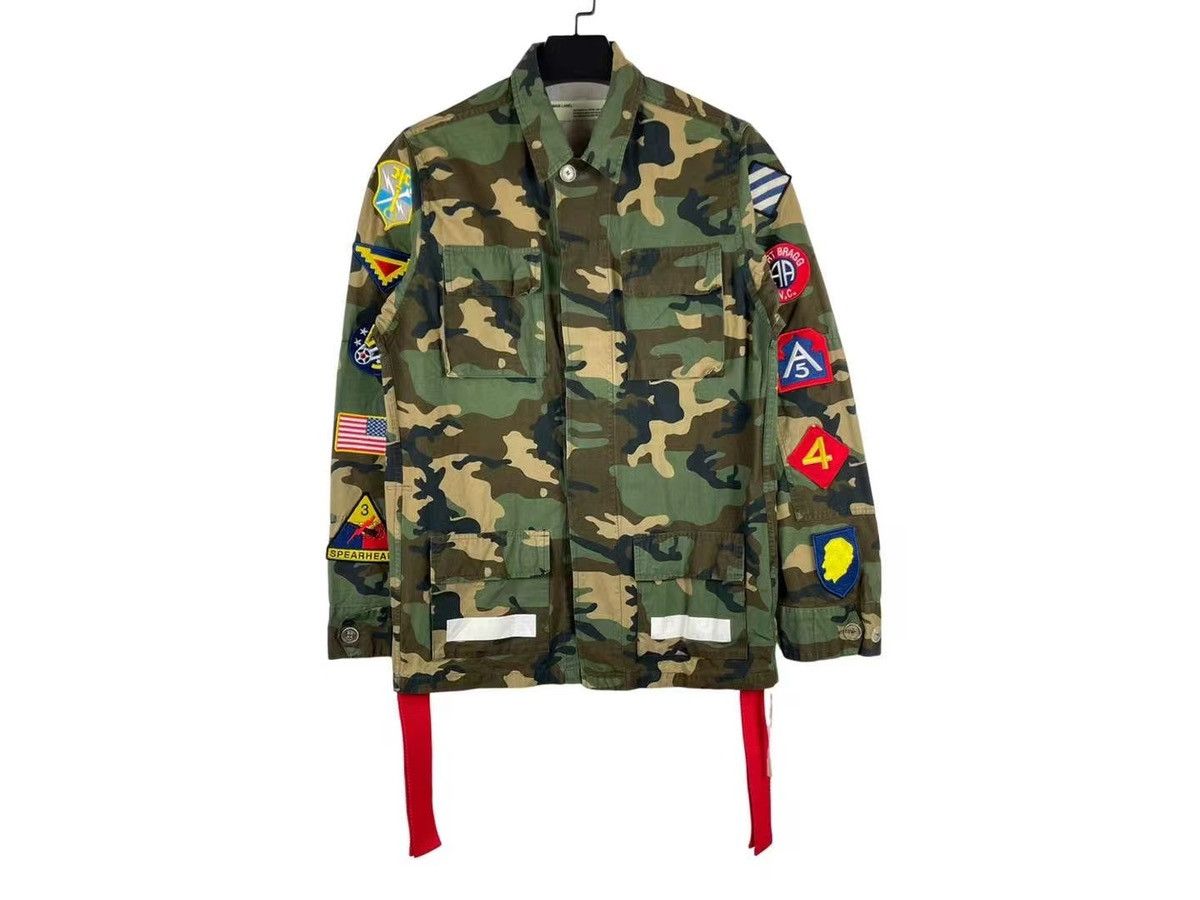 Off-White Off-White Badges Camo Jacket Size US XS / EU 42 / 0 - 1 Thumbnail