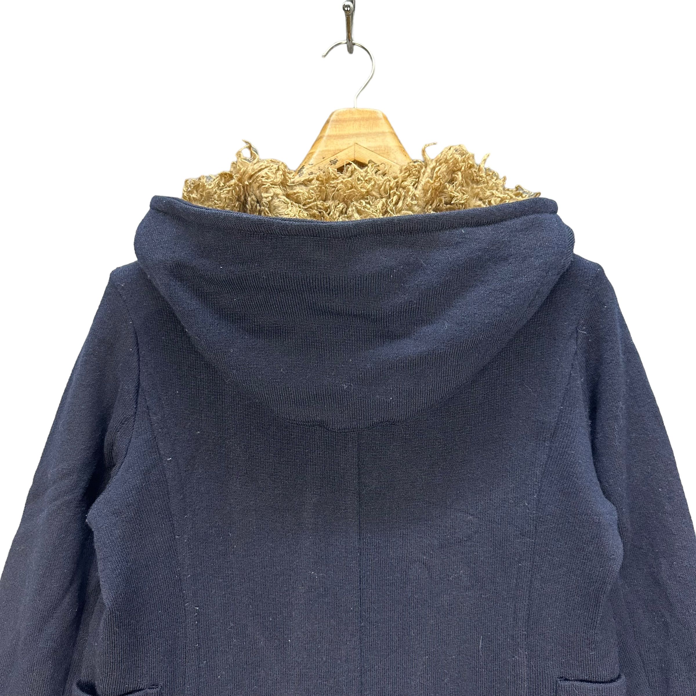 Sunao Kuwahara SUNAO KUWAHARA FUR HOODIE WOOL JACKET #7782-172 Size M / US 6-8 / IT 42-44 - 12 Thumbnail