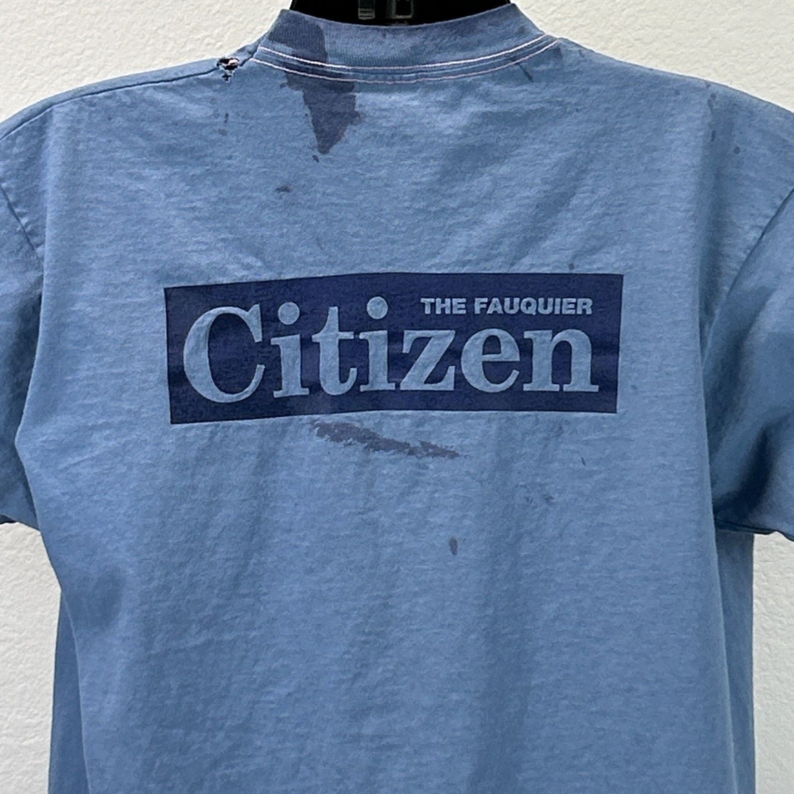 Vintage Vintage 80s 90s The Fauquier Citizen T Shirt XL X-Large Size US XL / EU 56 / 4 - 13 Thumbnail