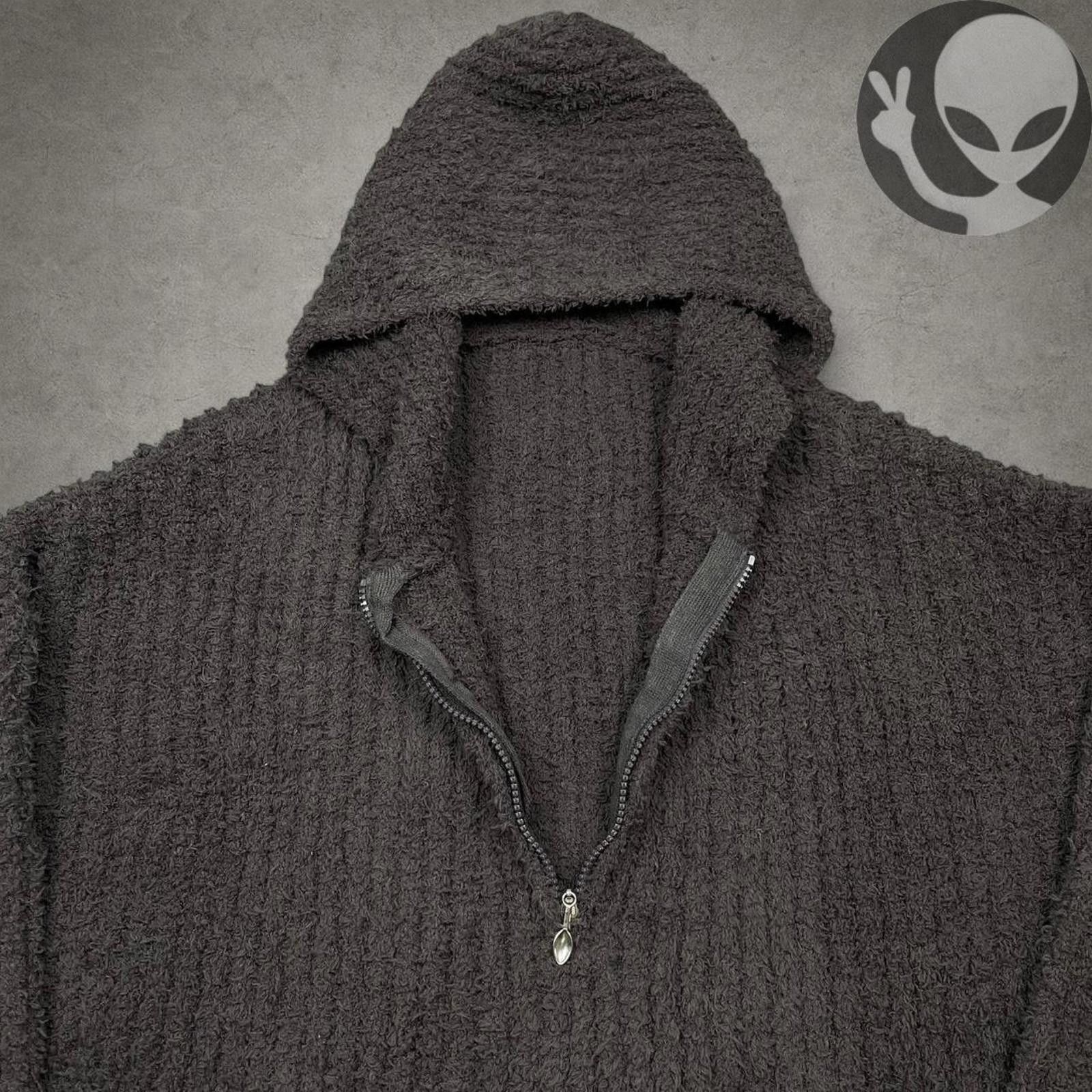Other Custom Wool Robe adult extra large grey hooded pullover Size ONE SIZE - 5 Thumbnail