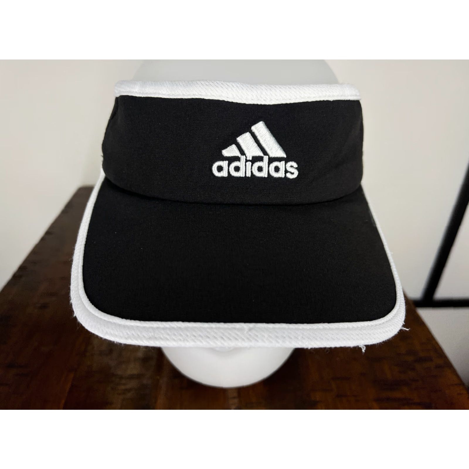 Adidas Adidas Visor Strap Back Adult One Size Black Adizero Climacool Poly Blend Golf Size ONE SIZE - 3 Thumbnail